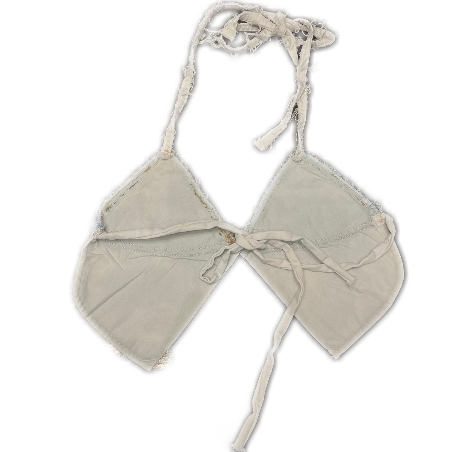 Up-cycled Denim Brat Bra Top