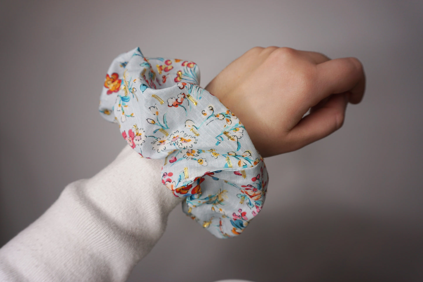 Floral Scrunchie