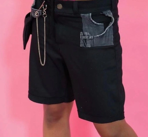 Bull Denim Up-worked Short