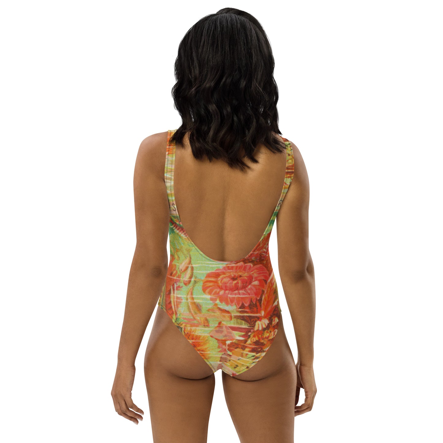 Sea Flower One-Piece Swimsuit