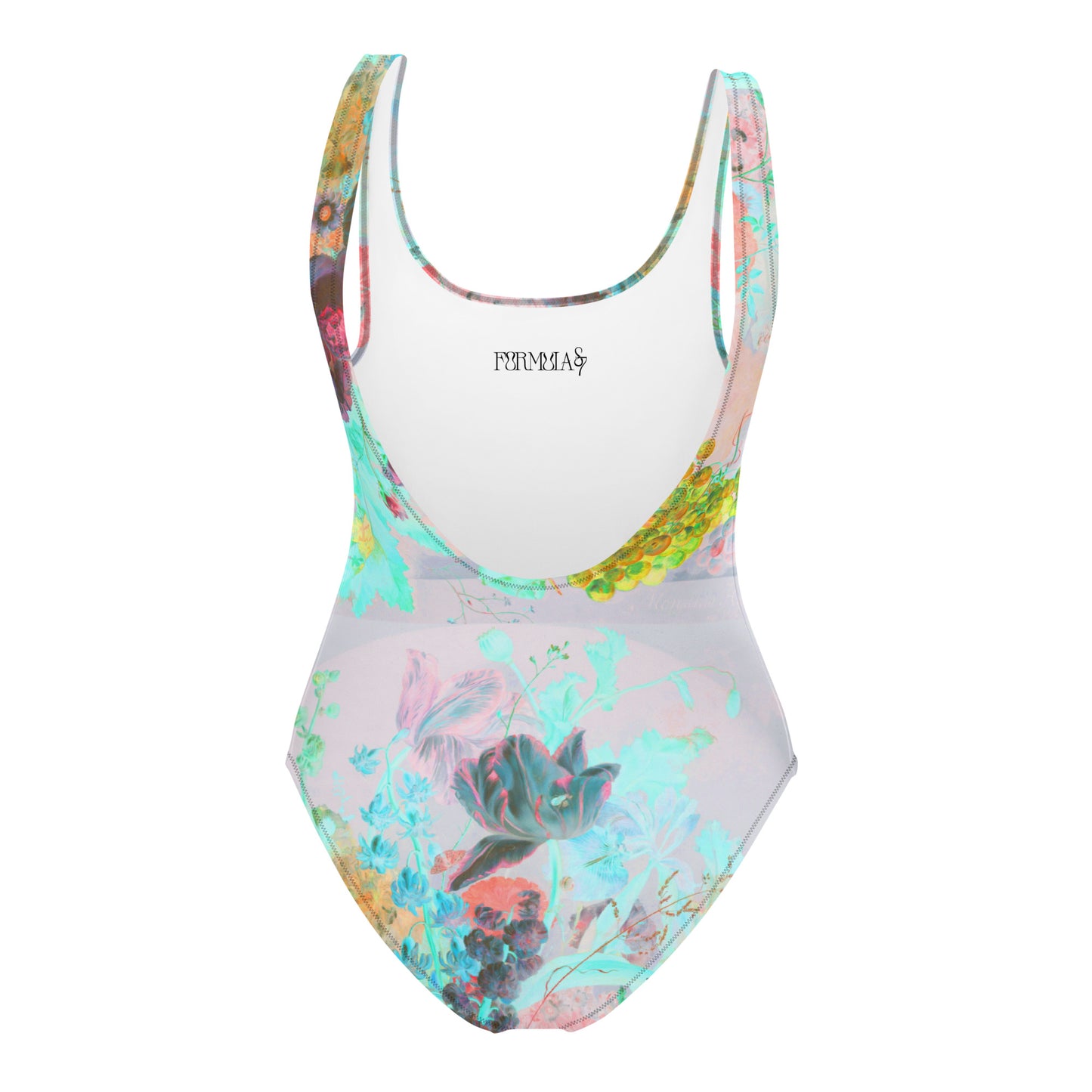 Peaches & Grapes Floral One-Piece Swimsuit