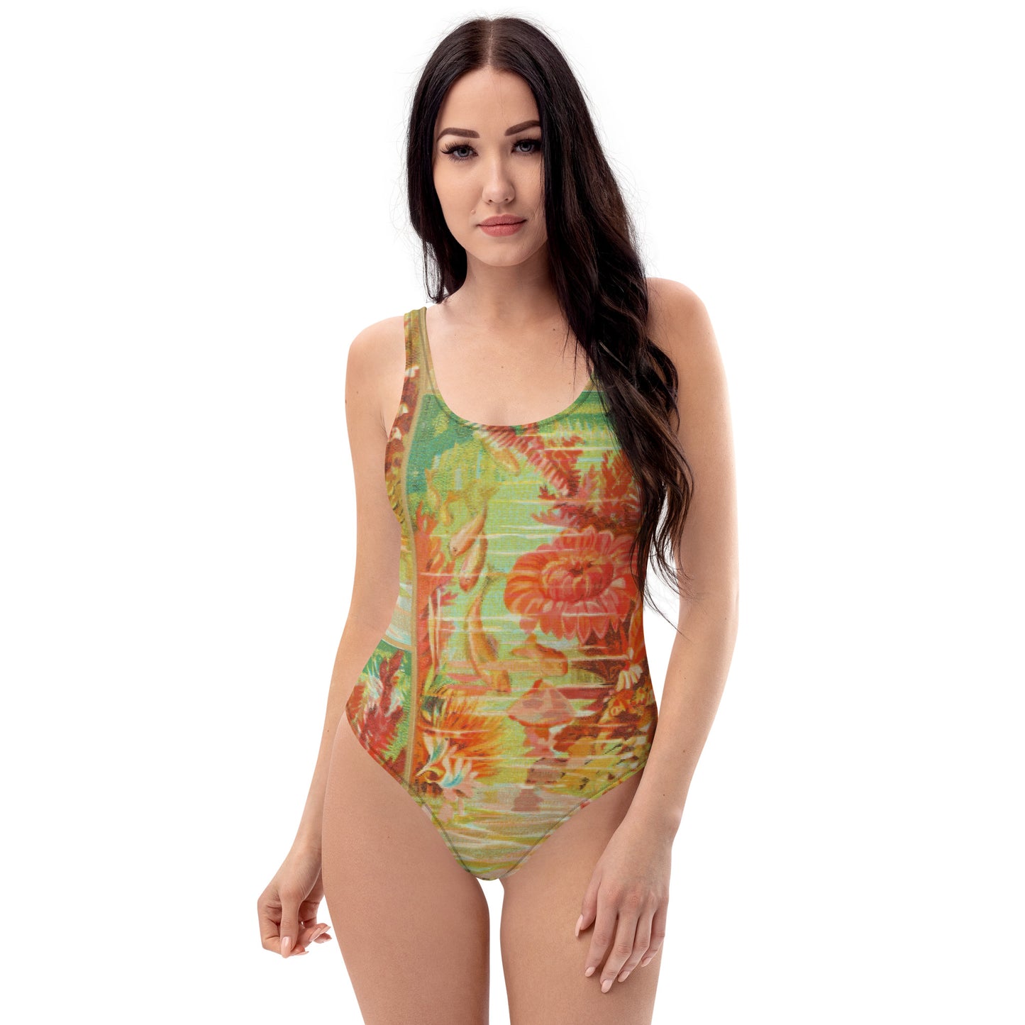 Sea Flower One-Piece Swimsuit