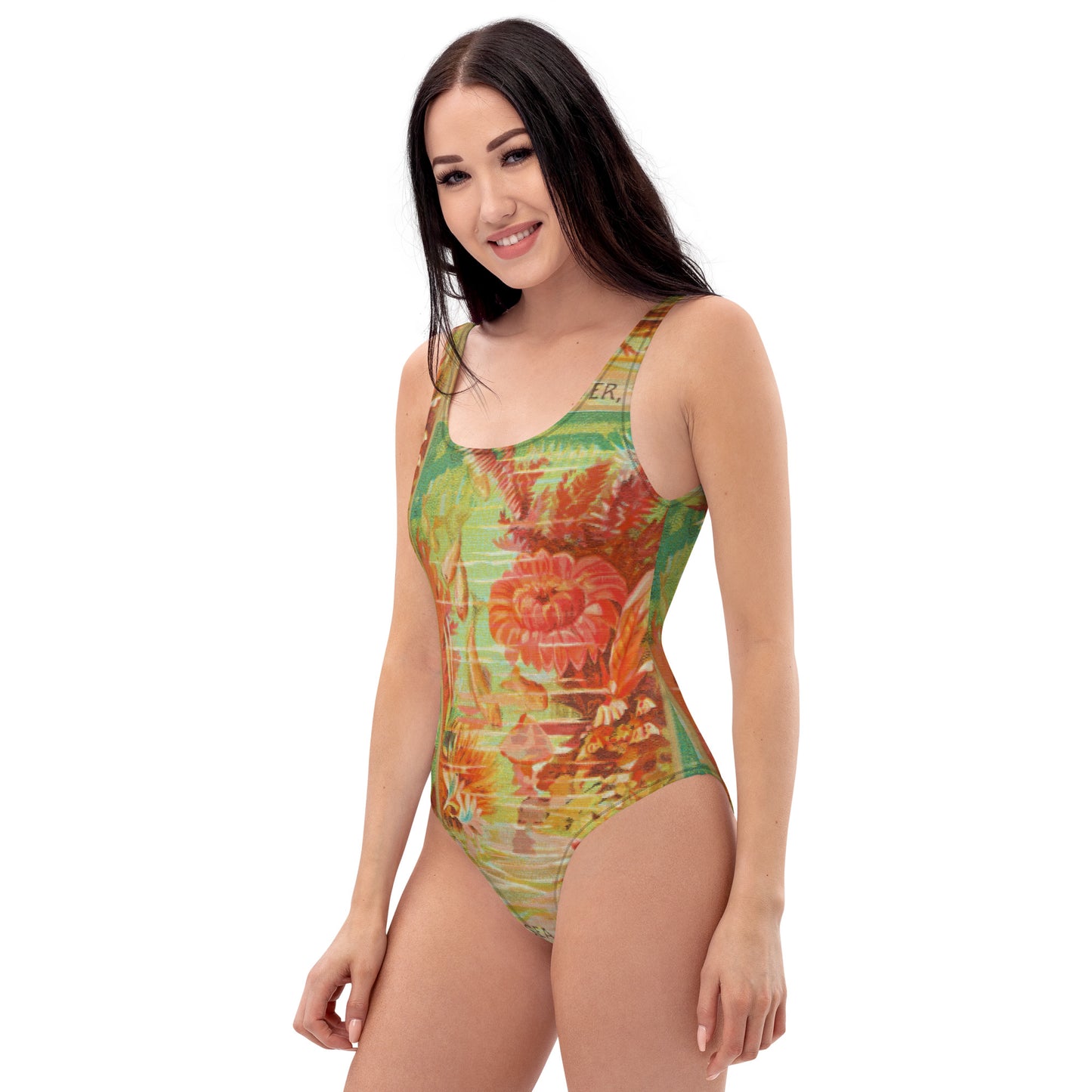 Sea Flower One-Piece Swimsuit