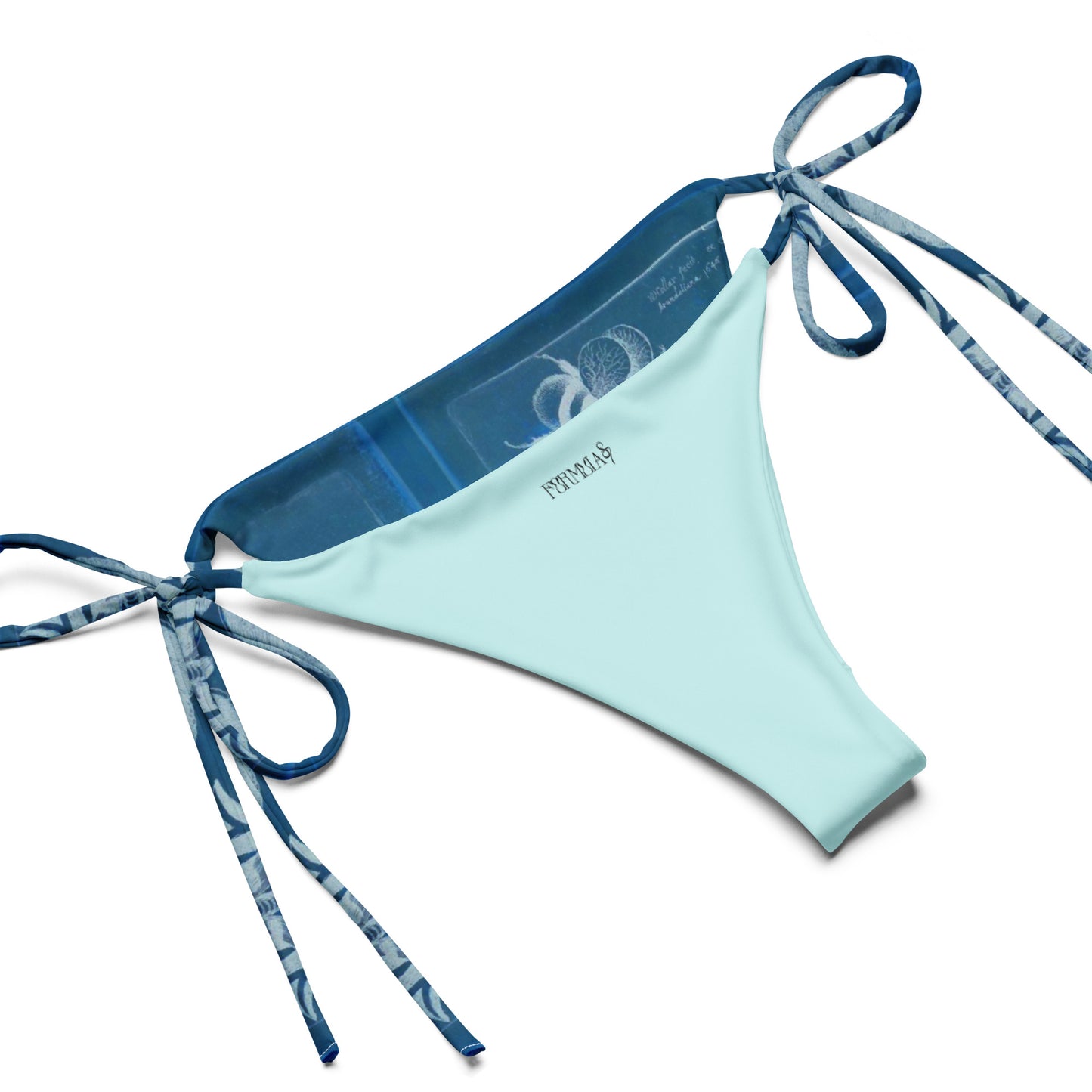 Butterflies & Bees Print Recycled String Bikini