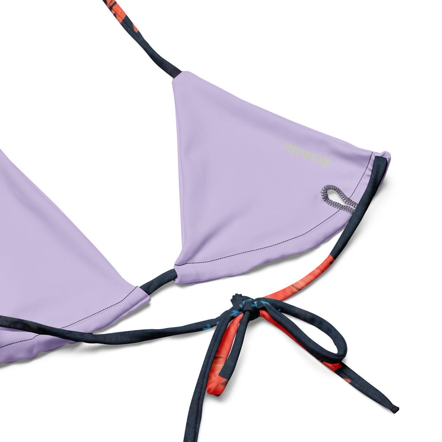 Exquisite Floral recycled string bikini