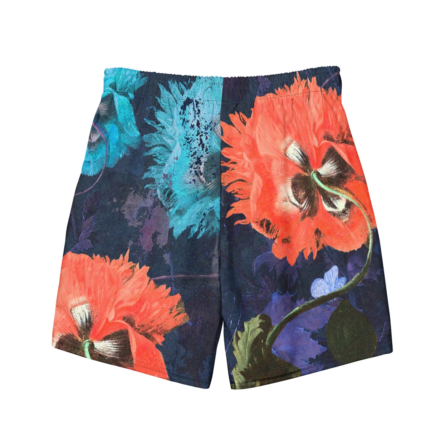 Exquisite Floral Print Men's swim trunks
