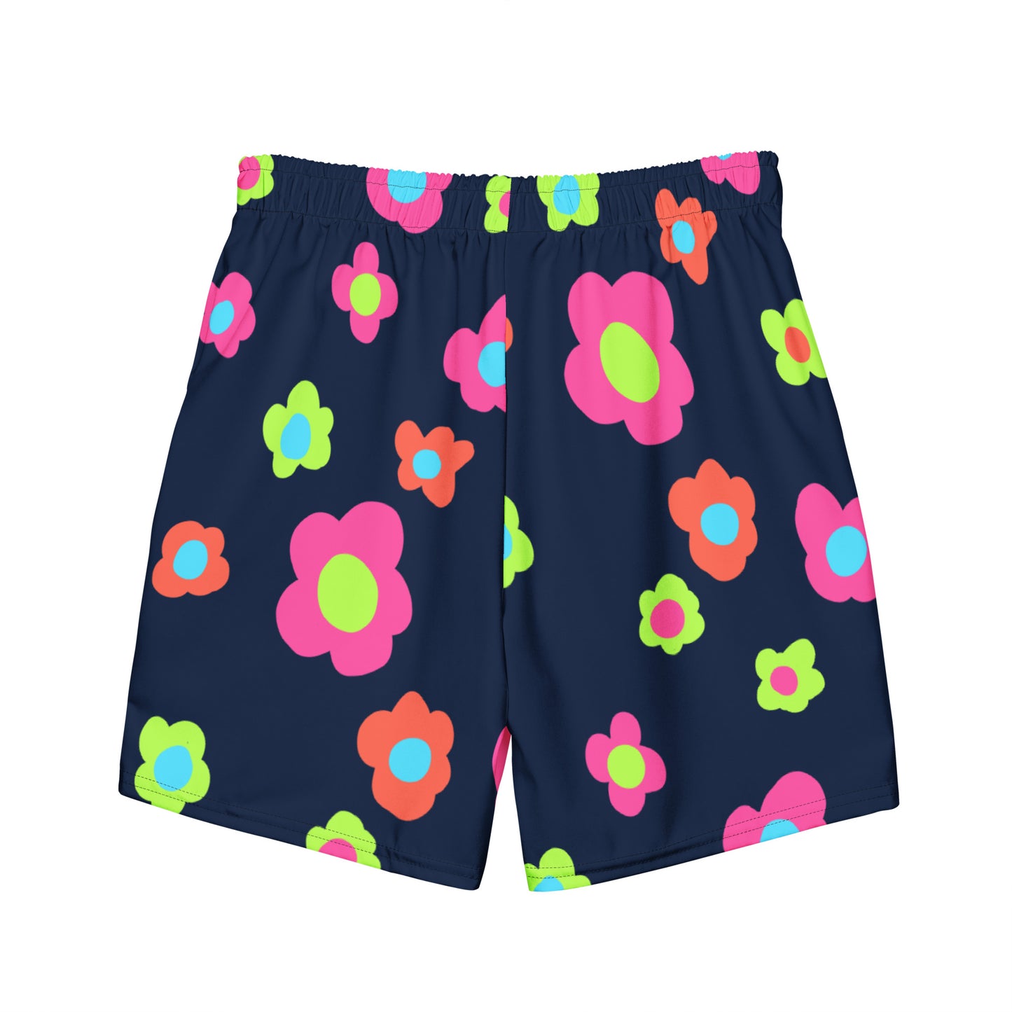 Floral Doodles Men's swim trunks