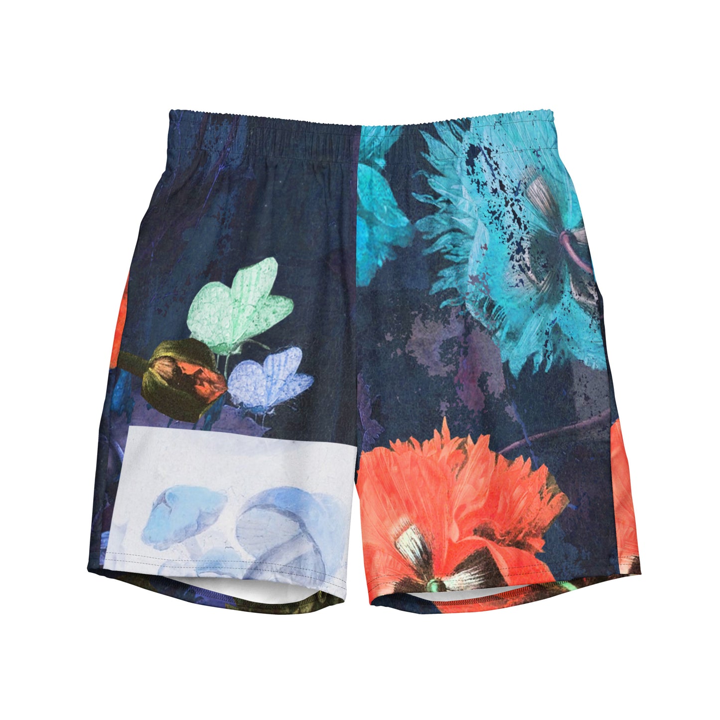 Exquisite Floral Print Men's swim trunks