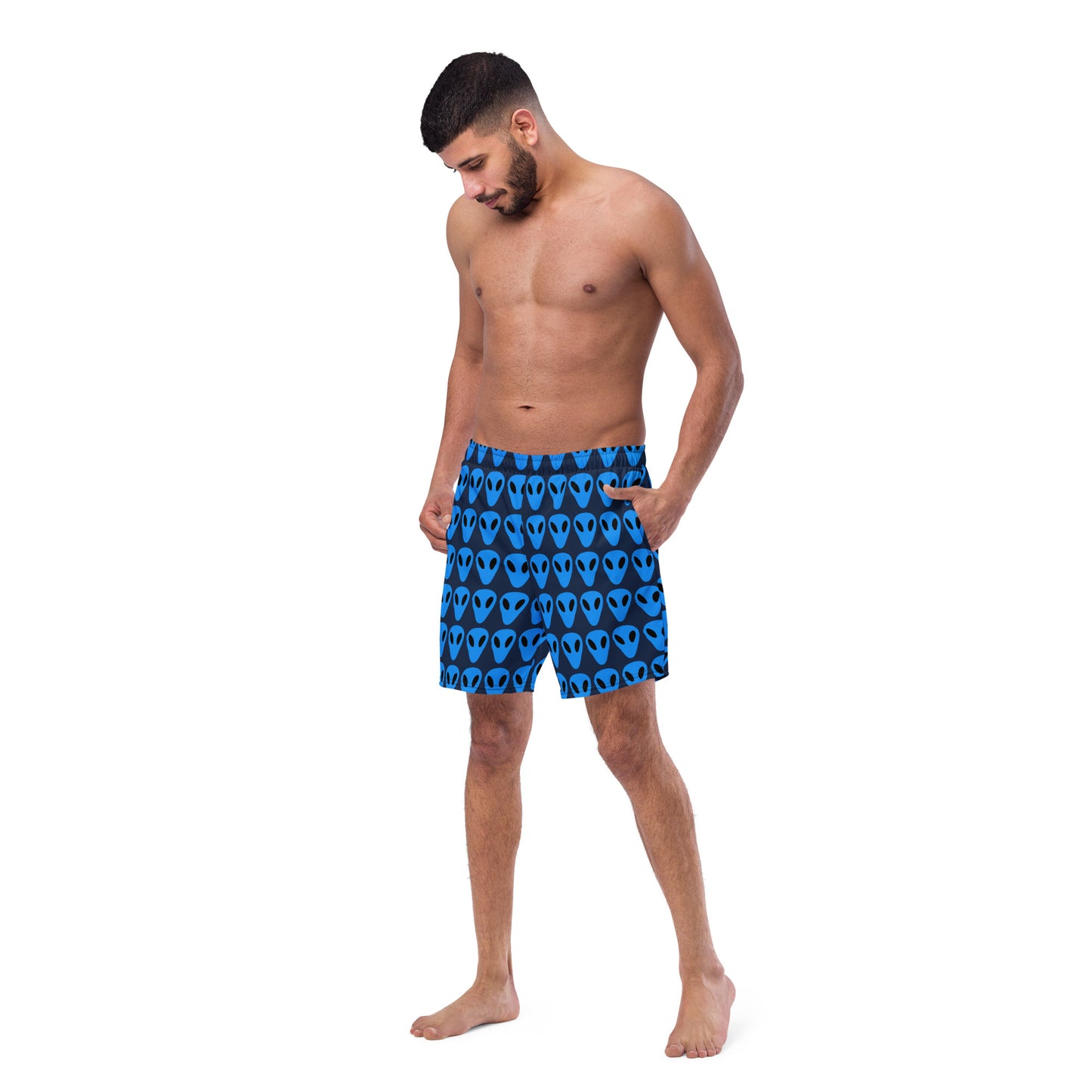 Blue Alien Men's swim trunks