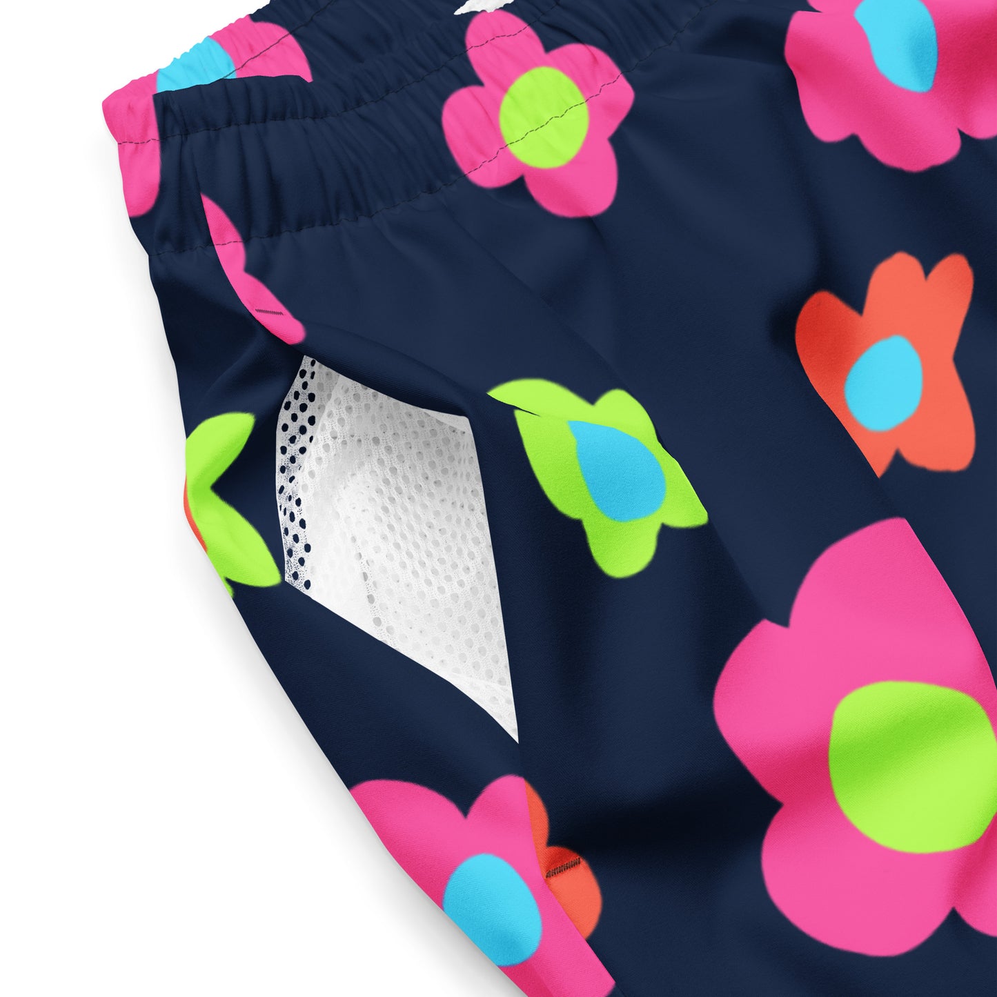 Floral Doodles Men's swim trunks