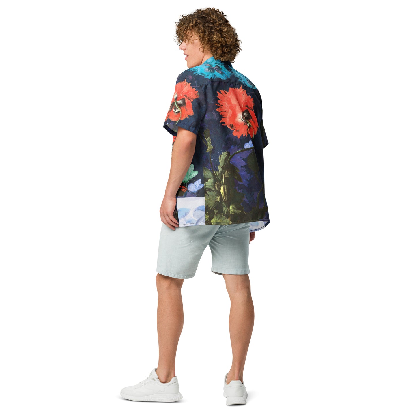 Exquisite Floral Unisex button down shirt
