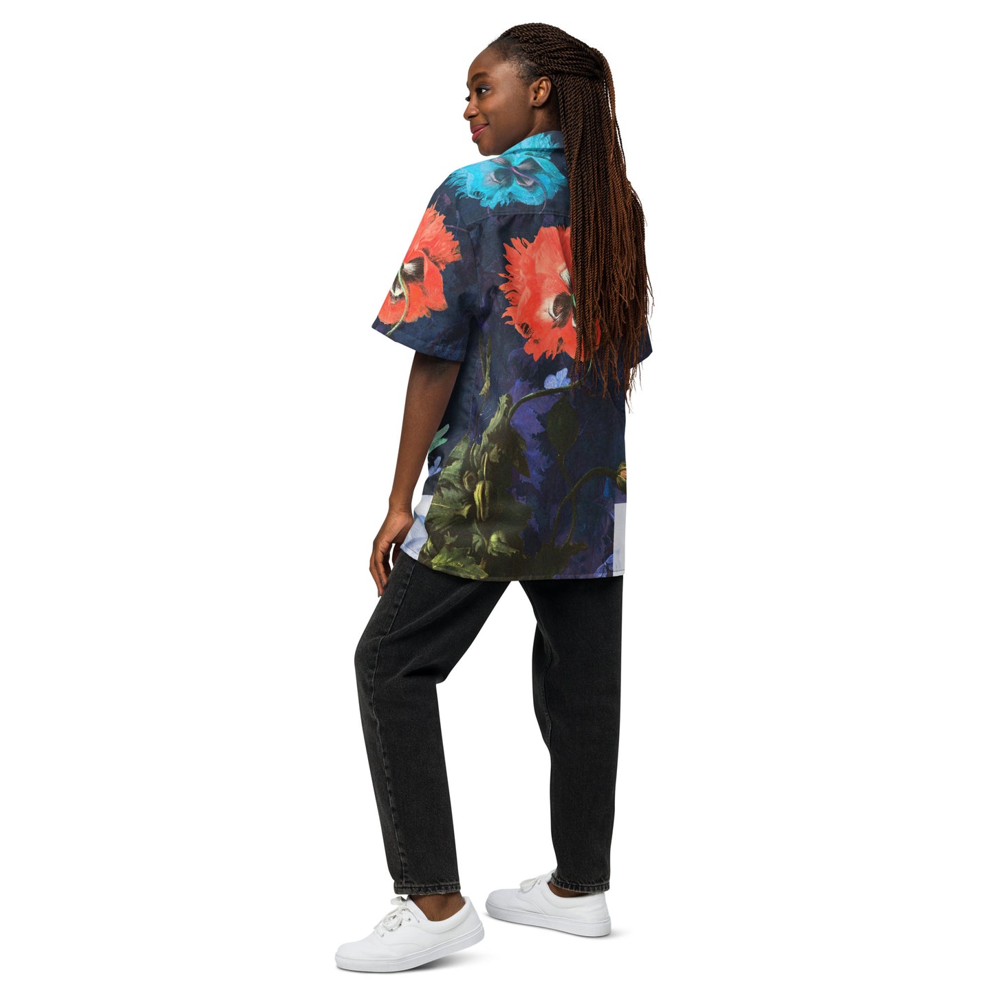 Exquisite Floral Unisex button down shirt