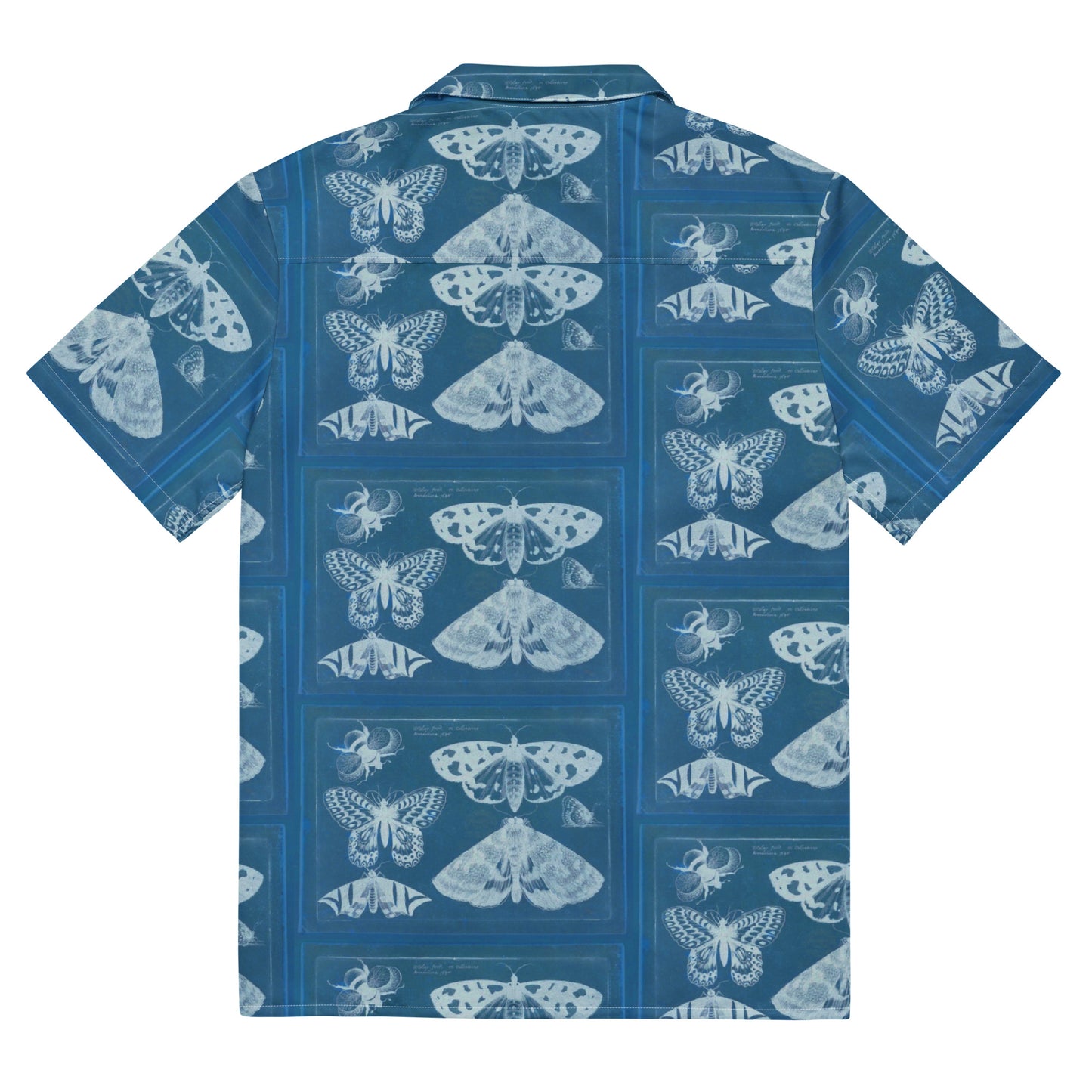 Butterflies & Bees Print Unisex Button Down Shirt