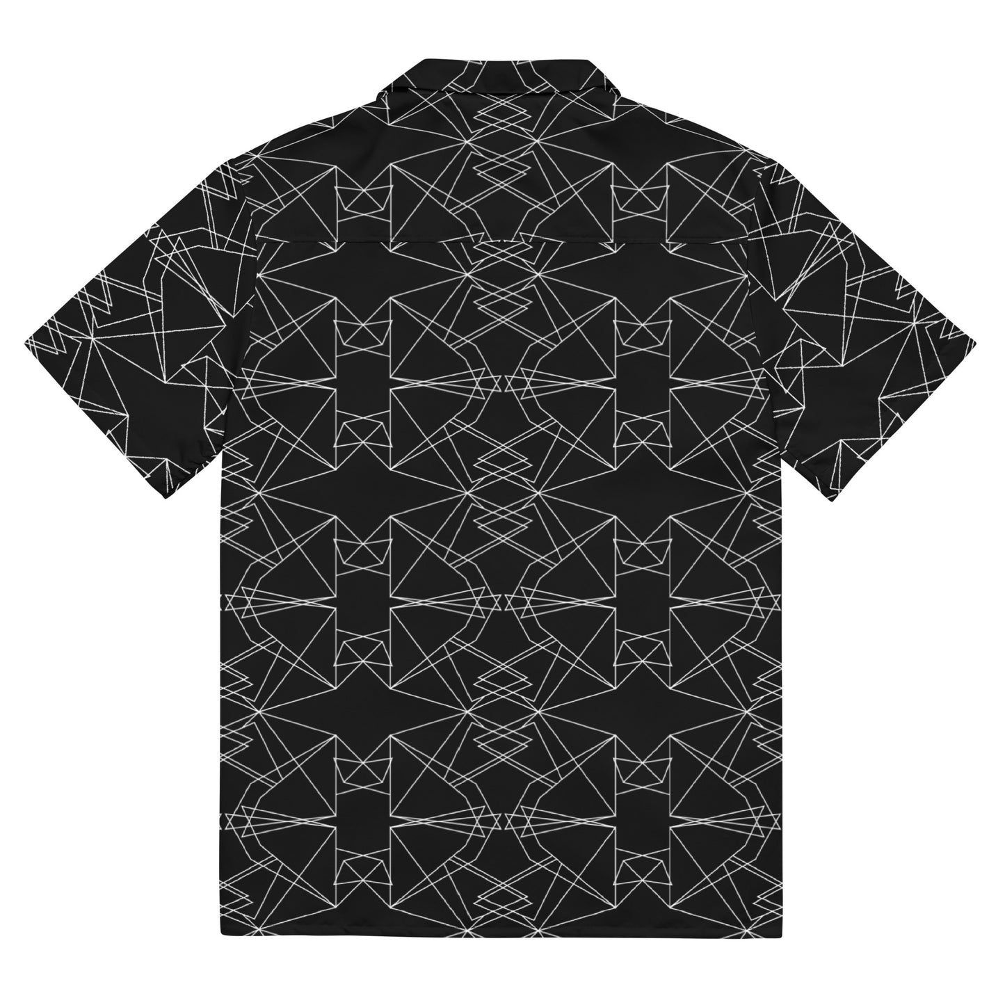 Origami Bird Geometric Diamonds Unisex Button-Down Shirt
