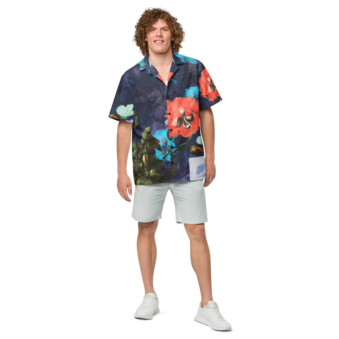 Exquisite Floral Unisex button down shirt