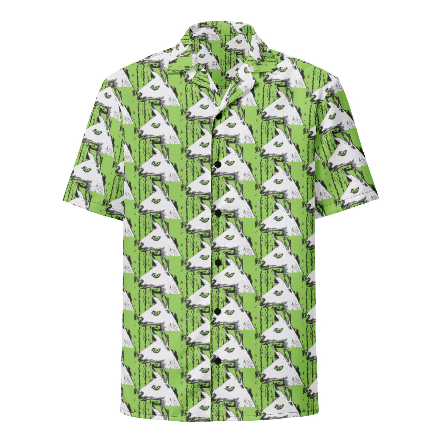 Llama Llama Unisex button down green t-shirt