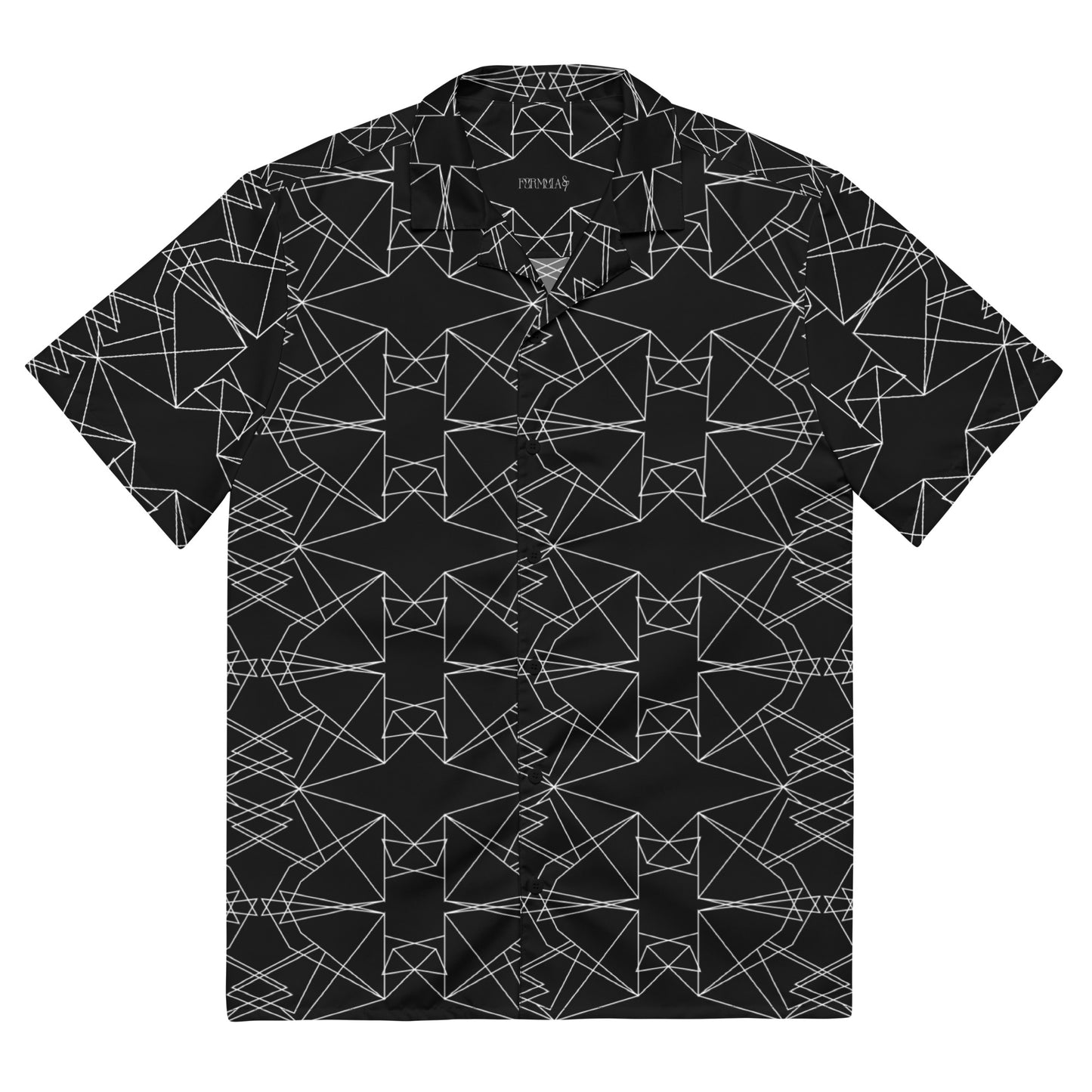 Origami Bird Geometric Diamonds Unisex Button-Down Shirt
