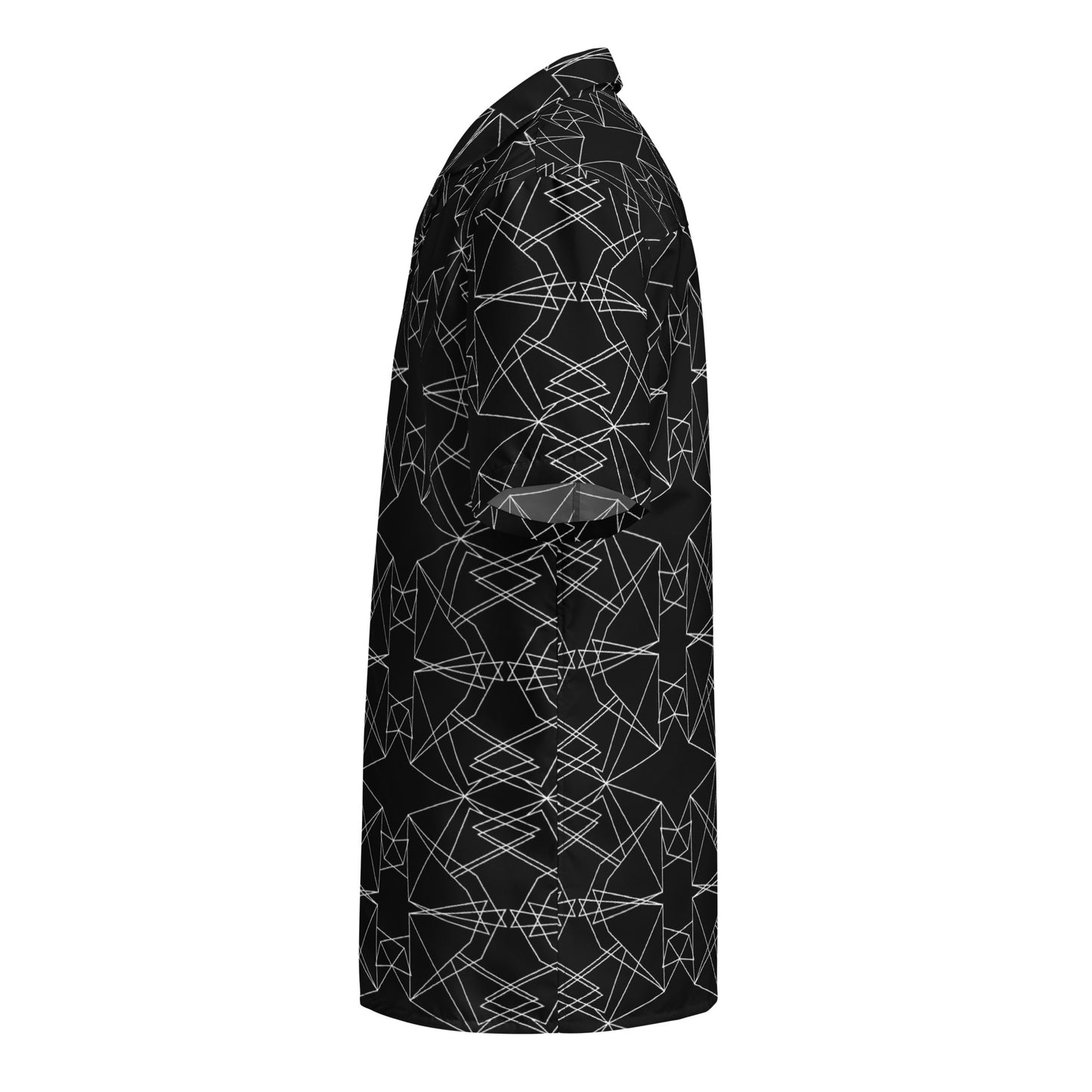 Origami Bird Geometric Diamonds Unisex Button-Down Shirt