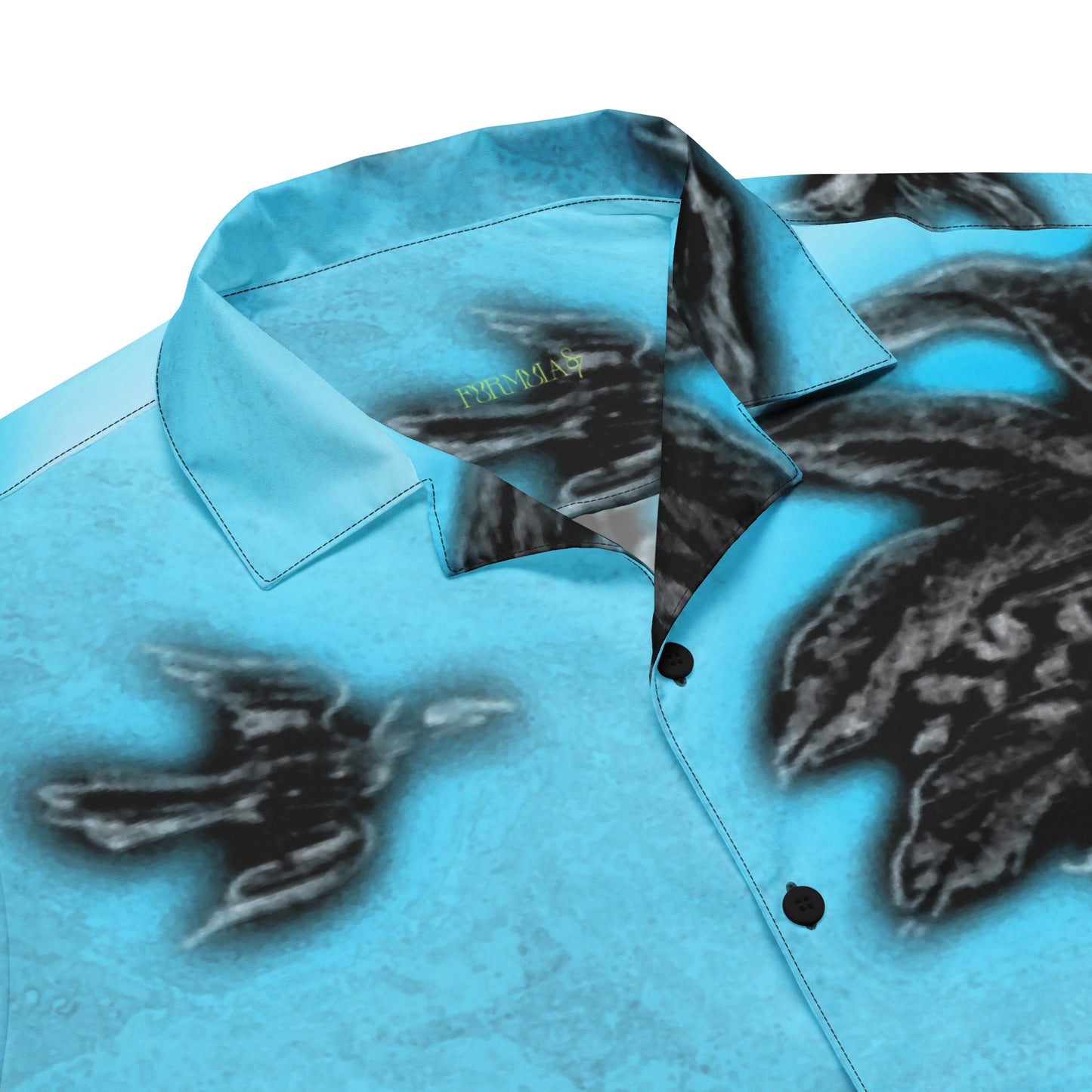 Tropical Rhino Unisex button down t-shirt
