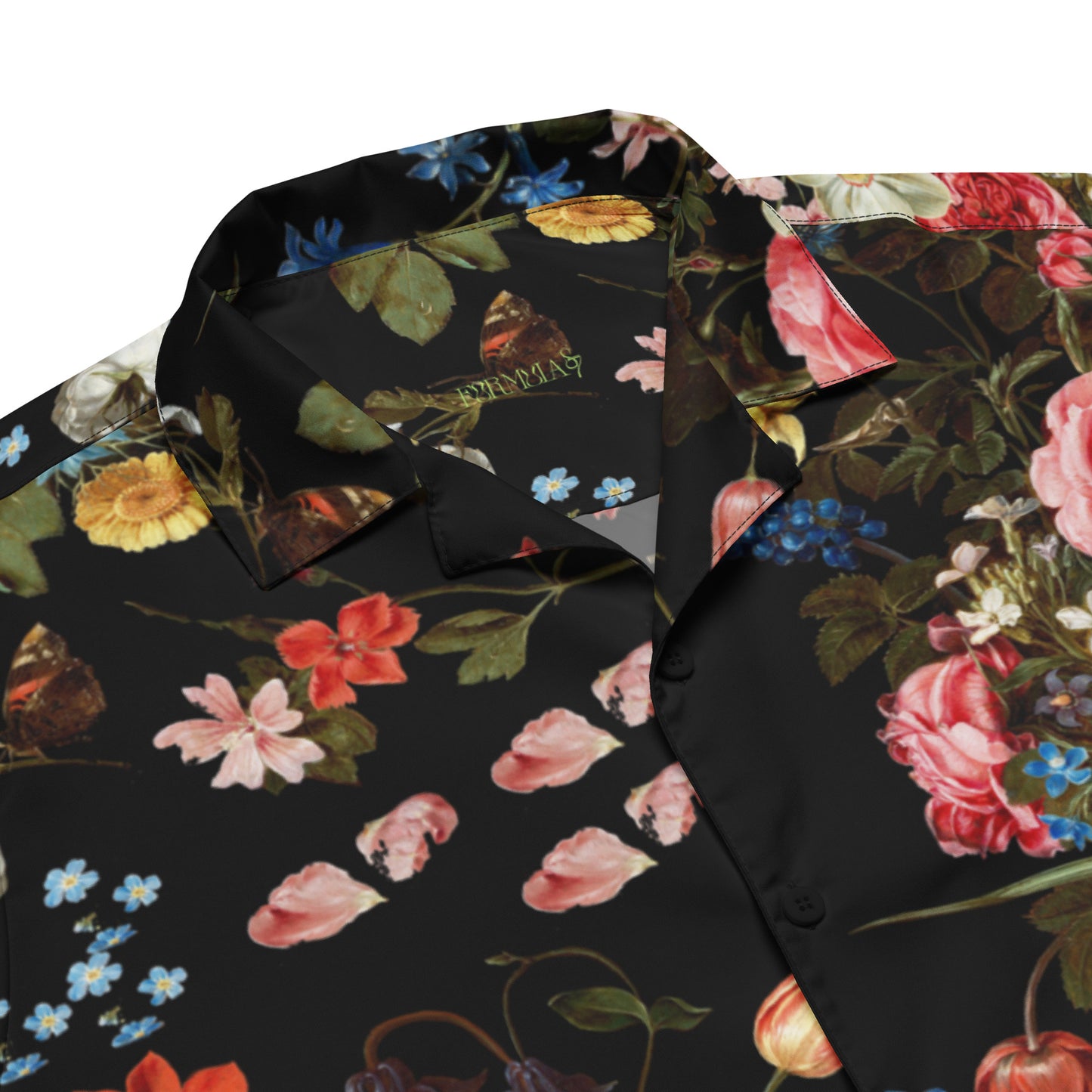 Botanical Bliss Print Unisex Button Down Shirt