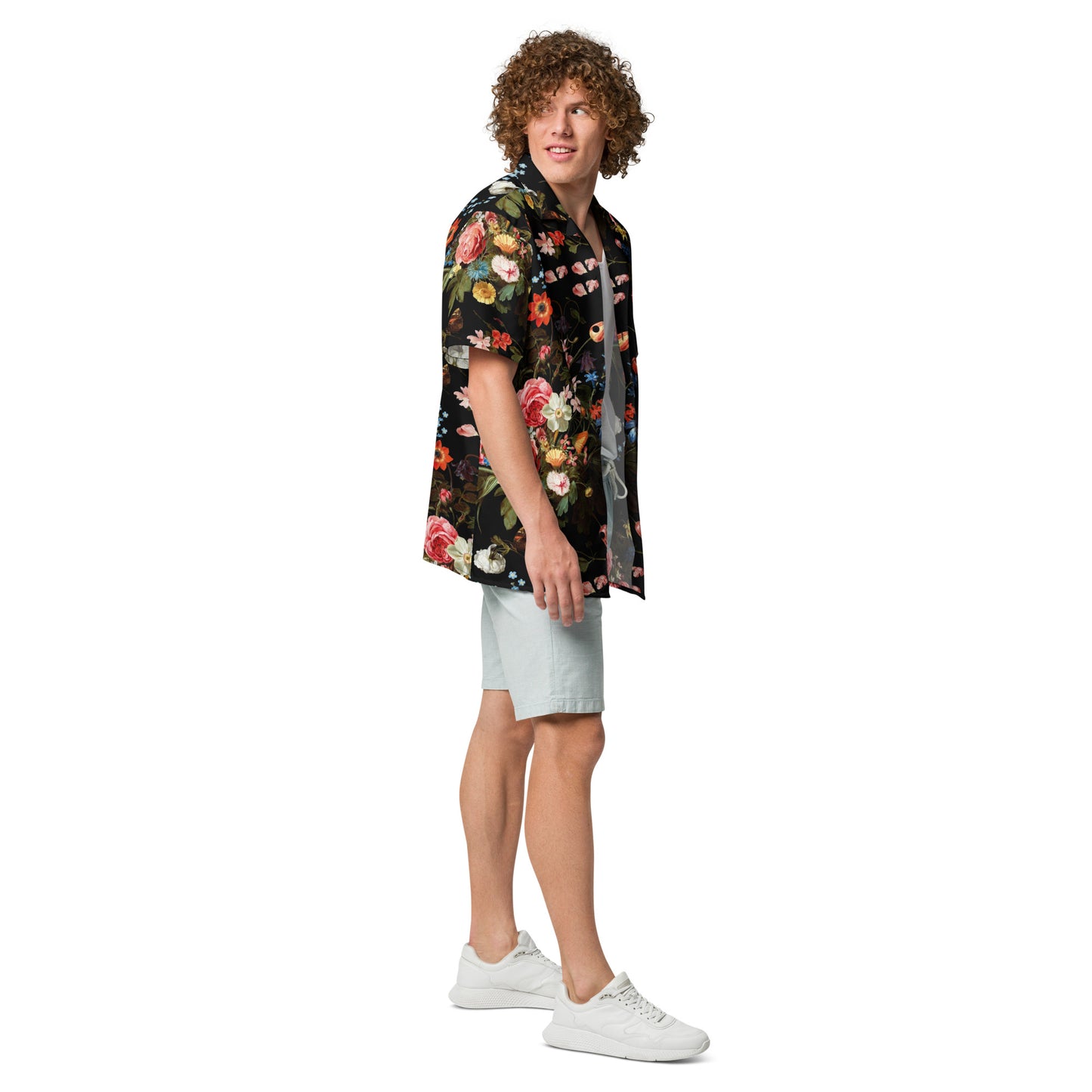 Botanical Bliss Print Unisex Button Down Shirt