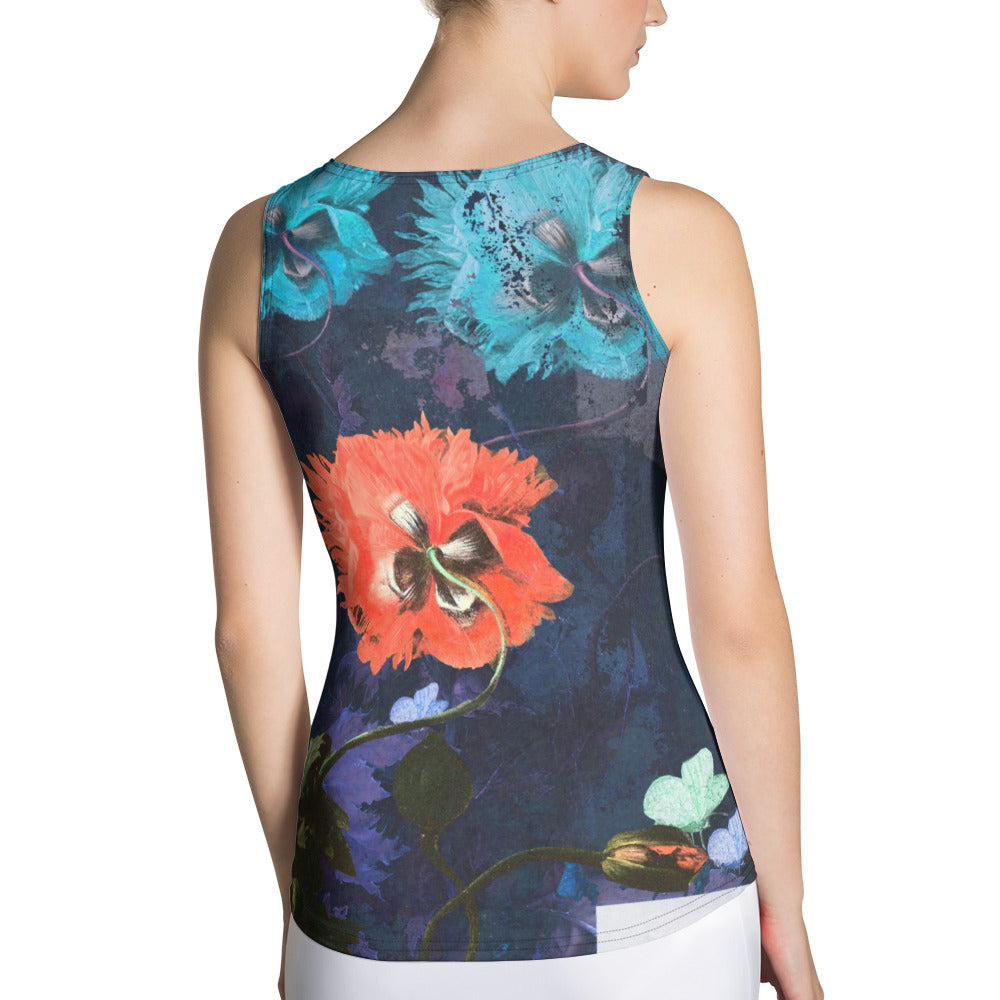 Exquisite Floral Tank Top