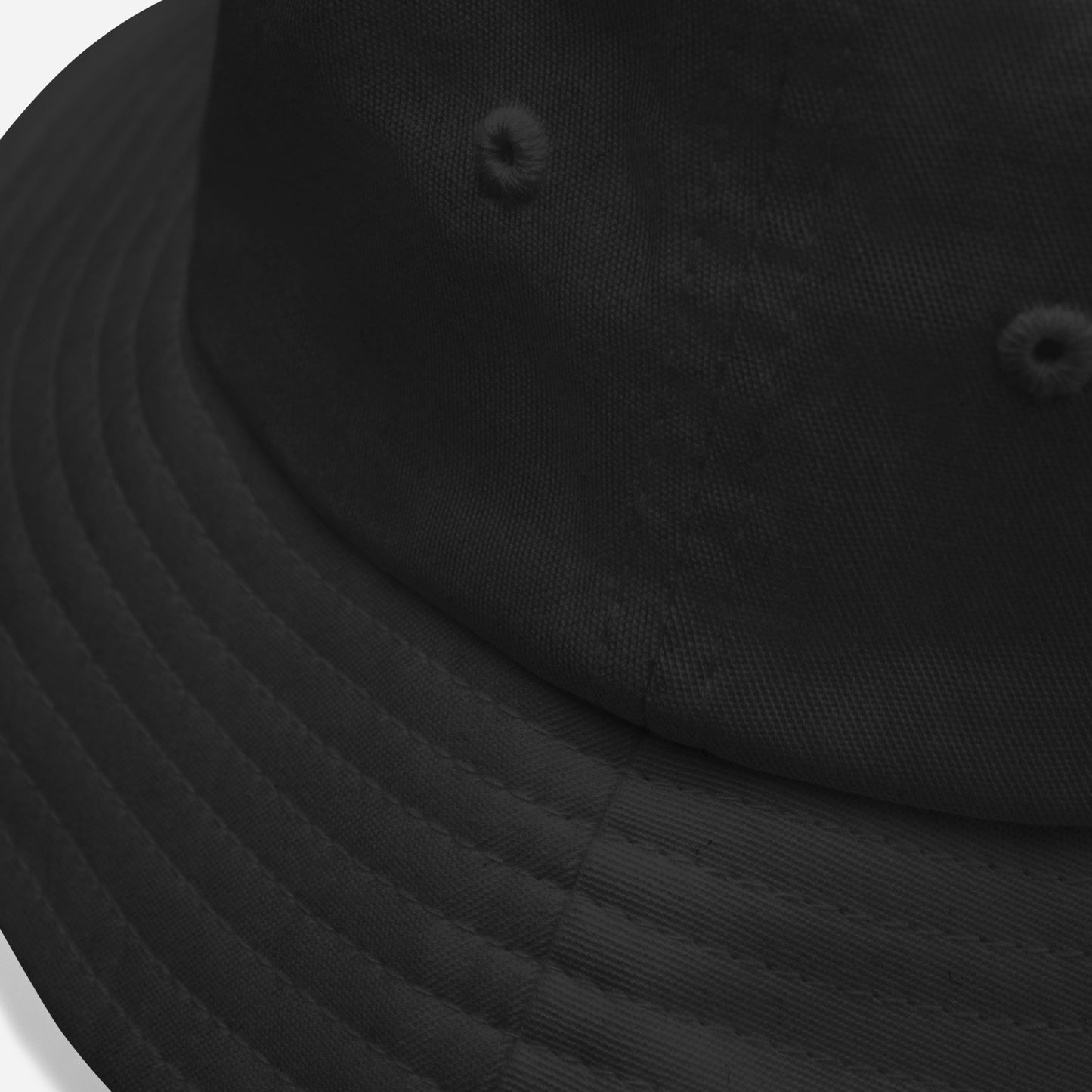 Black Origami Bird Old School Bucket Hat
