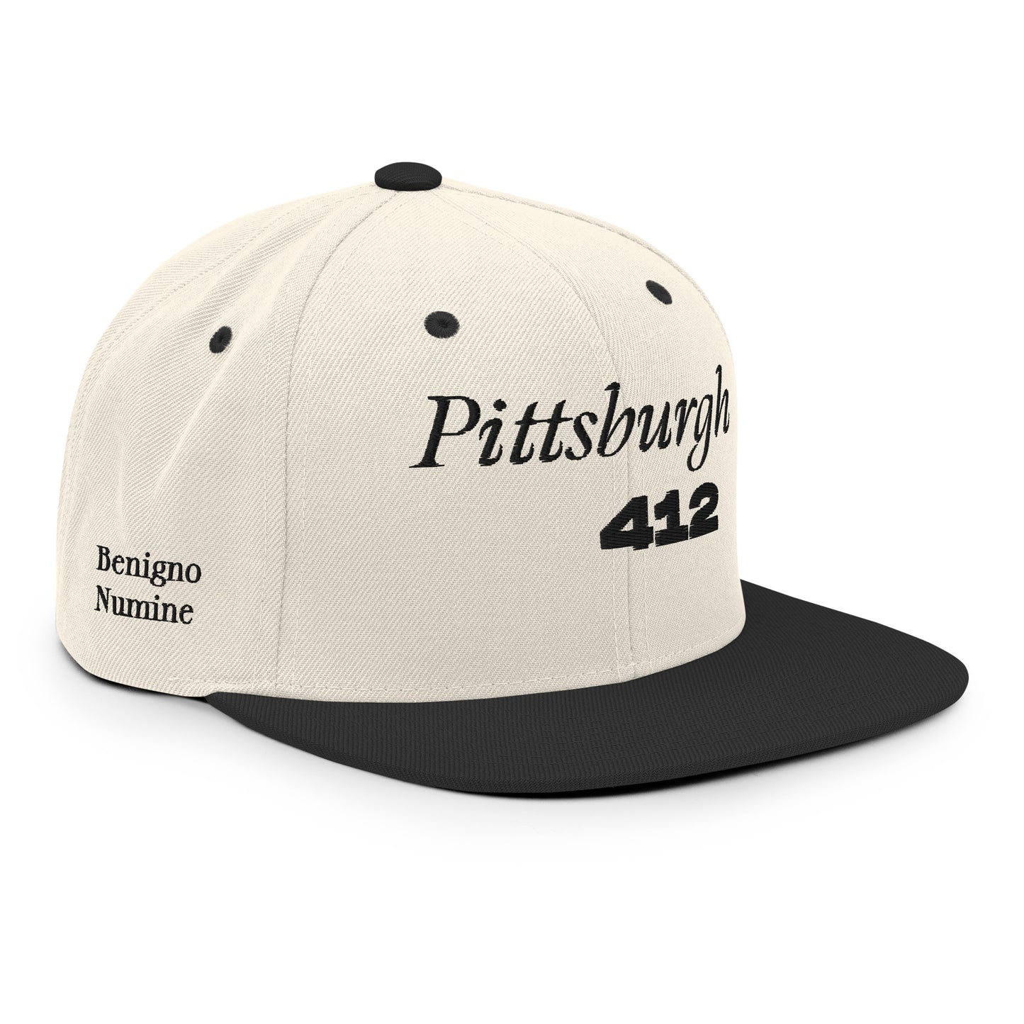 Pittsburgh 412 Embroidered Snapback Hat