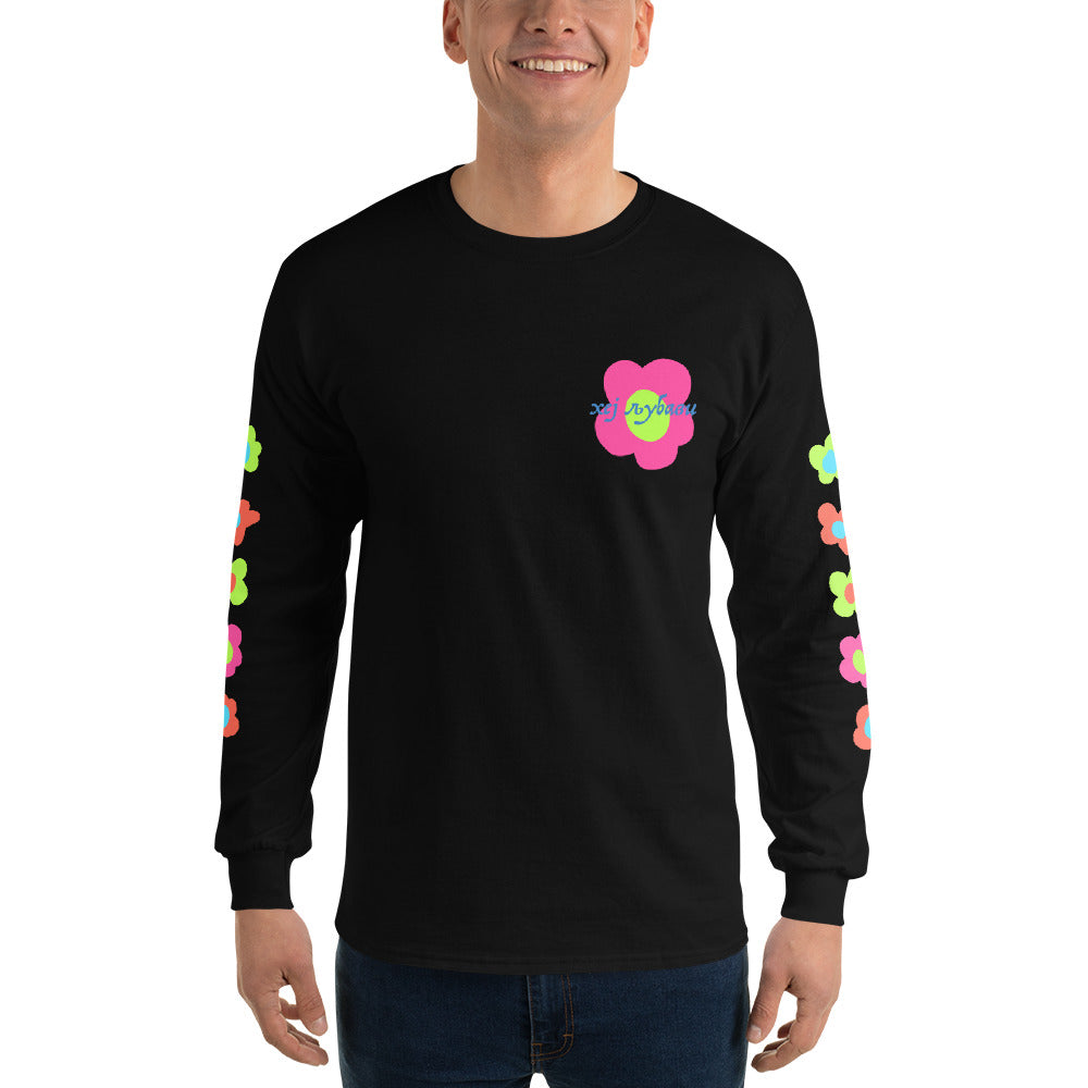 Hey Love Floral Unisex Long Sleeve Shirt
