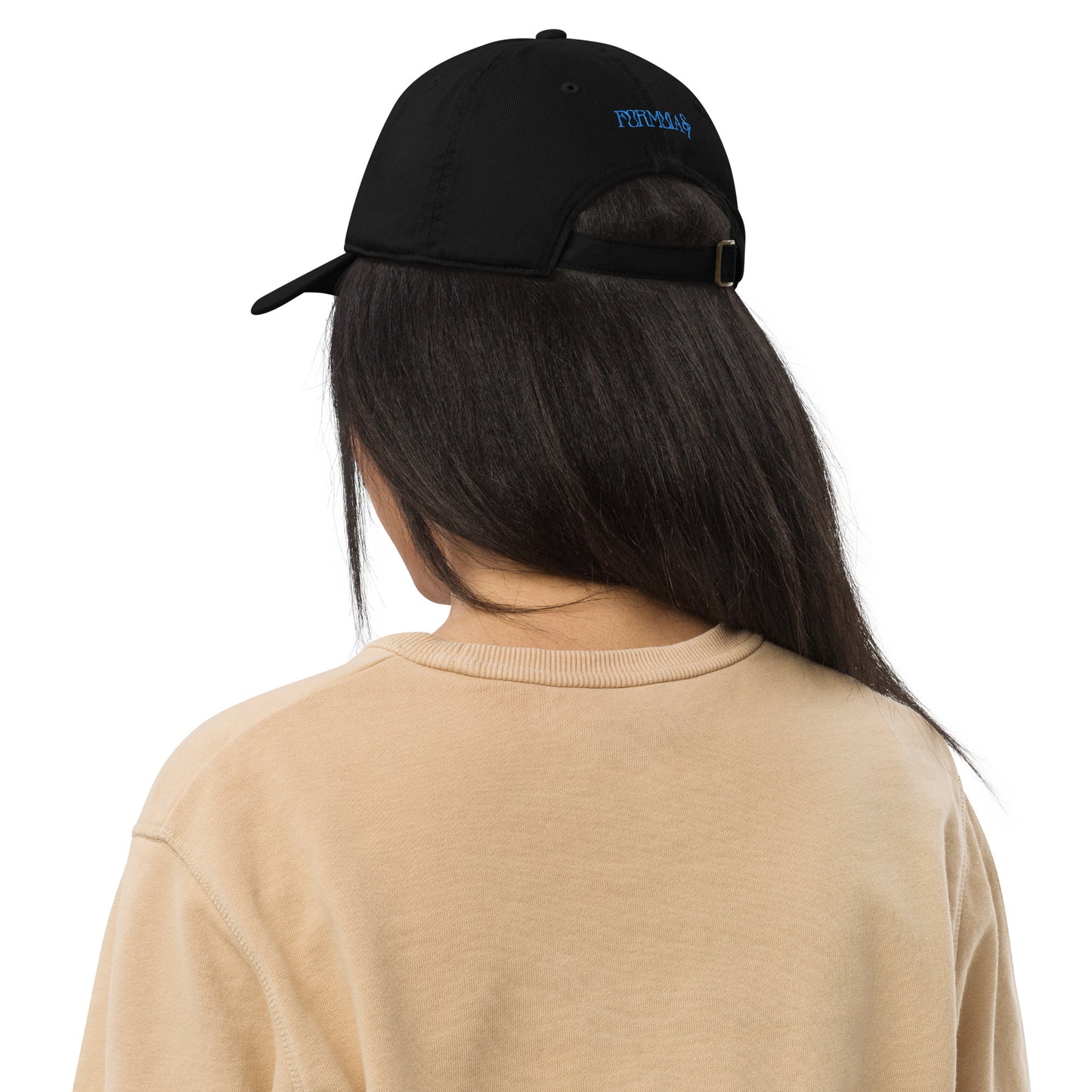 Blue Alien I thought you looked familiar Organic Cotton Dad Hat