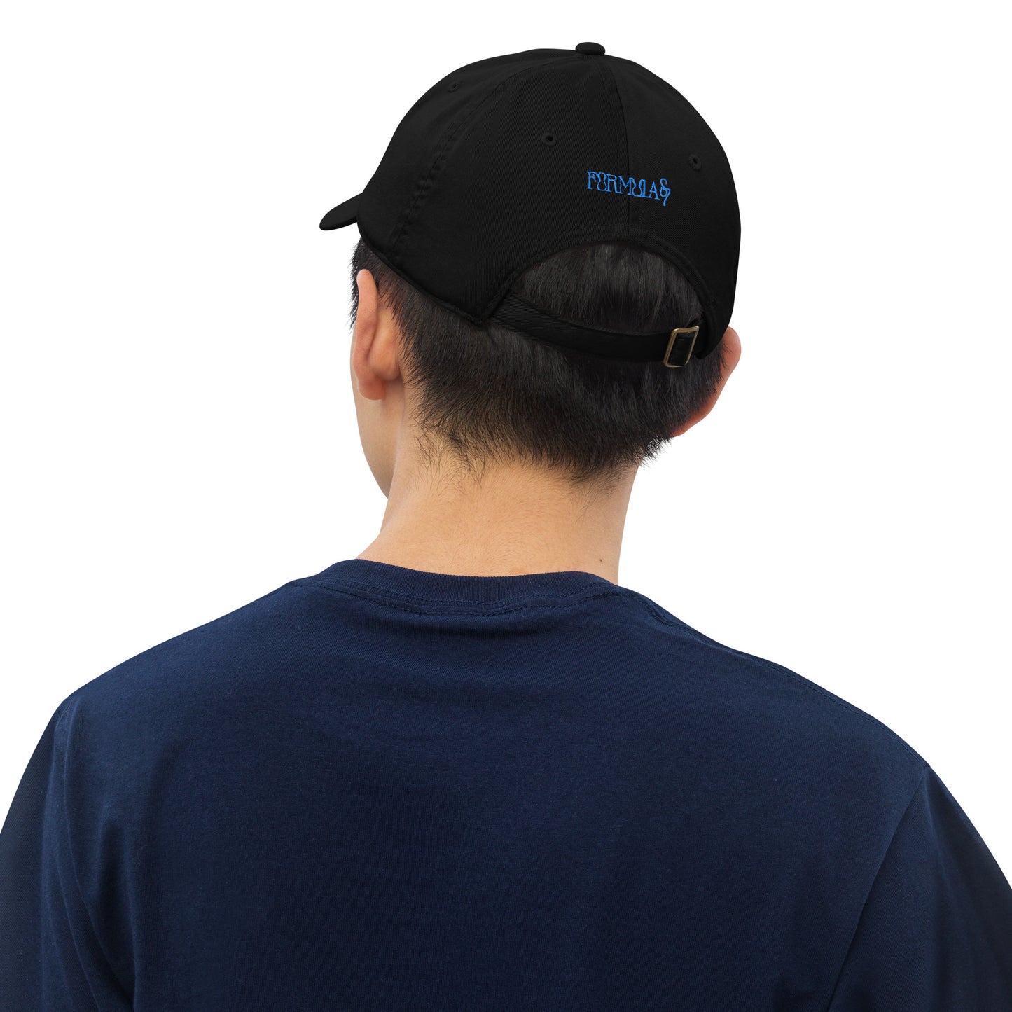 Blue Alien I thought you looked familiar Organic Cotton Dad Hat