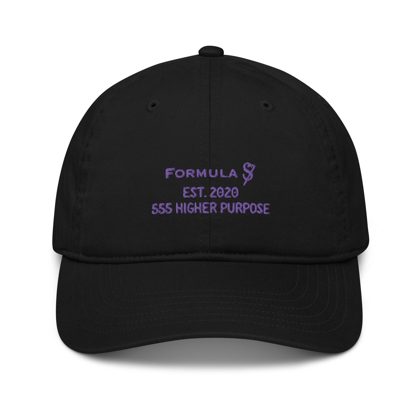555 Higher Purpose Angel Number Organic Cotton Dad Hat