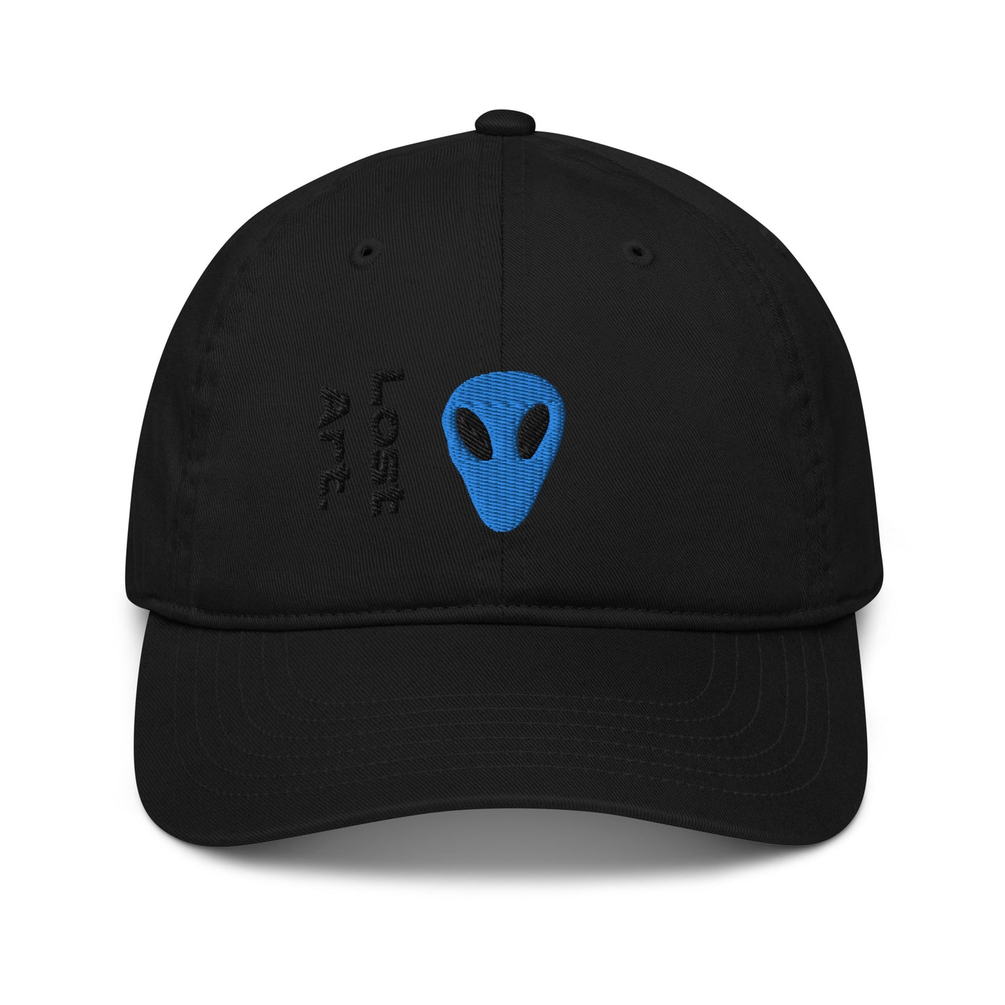Blue Alien Lost Art Organic Dad Hat