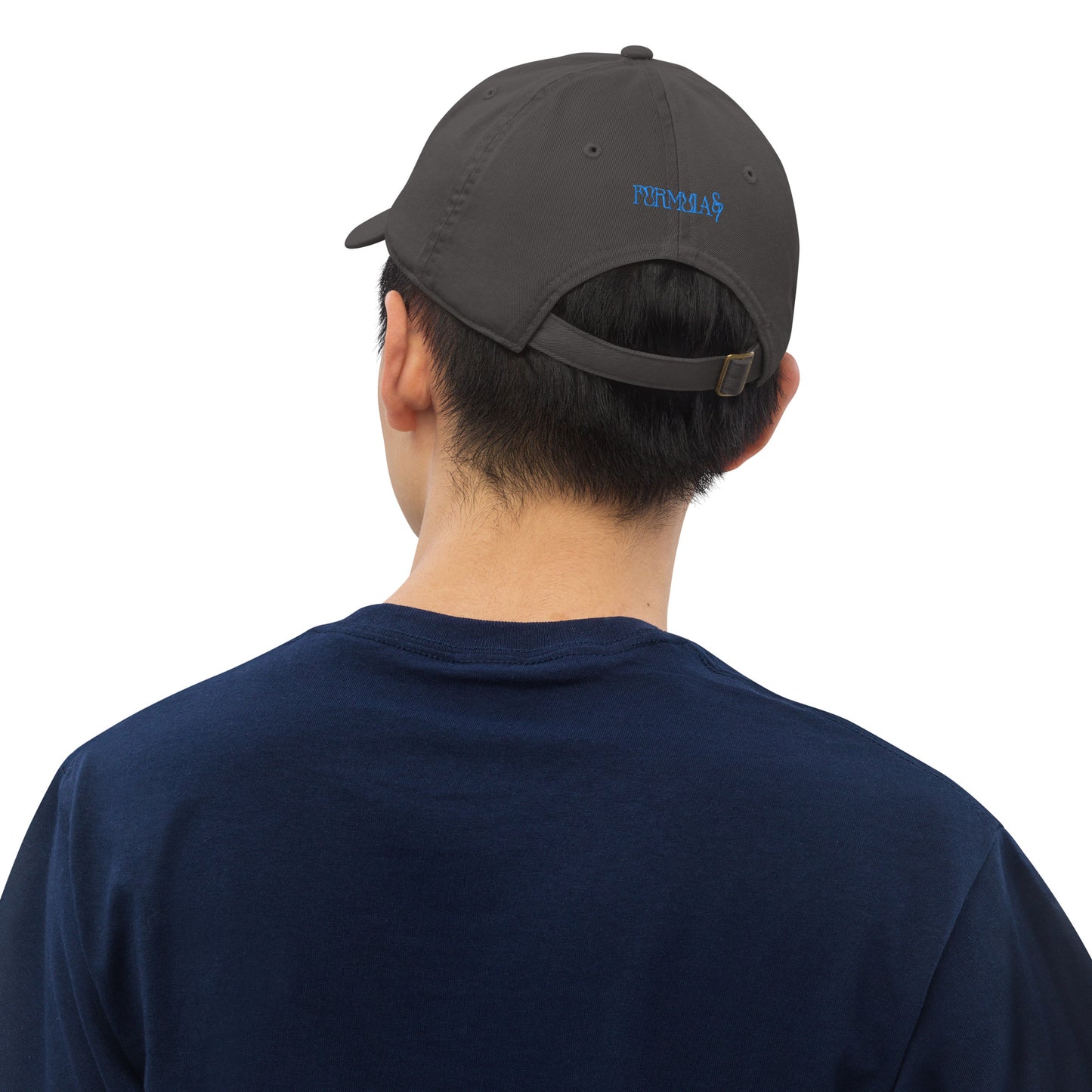 Blue Alien I thought you looked familiar Organic Cotton Dad Hat