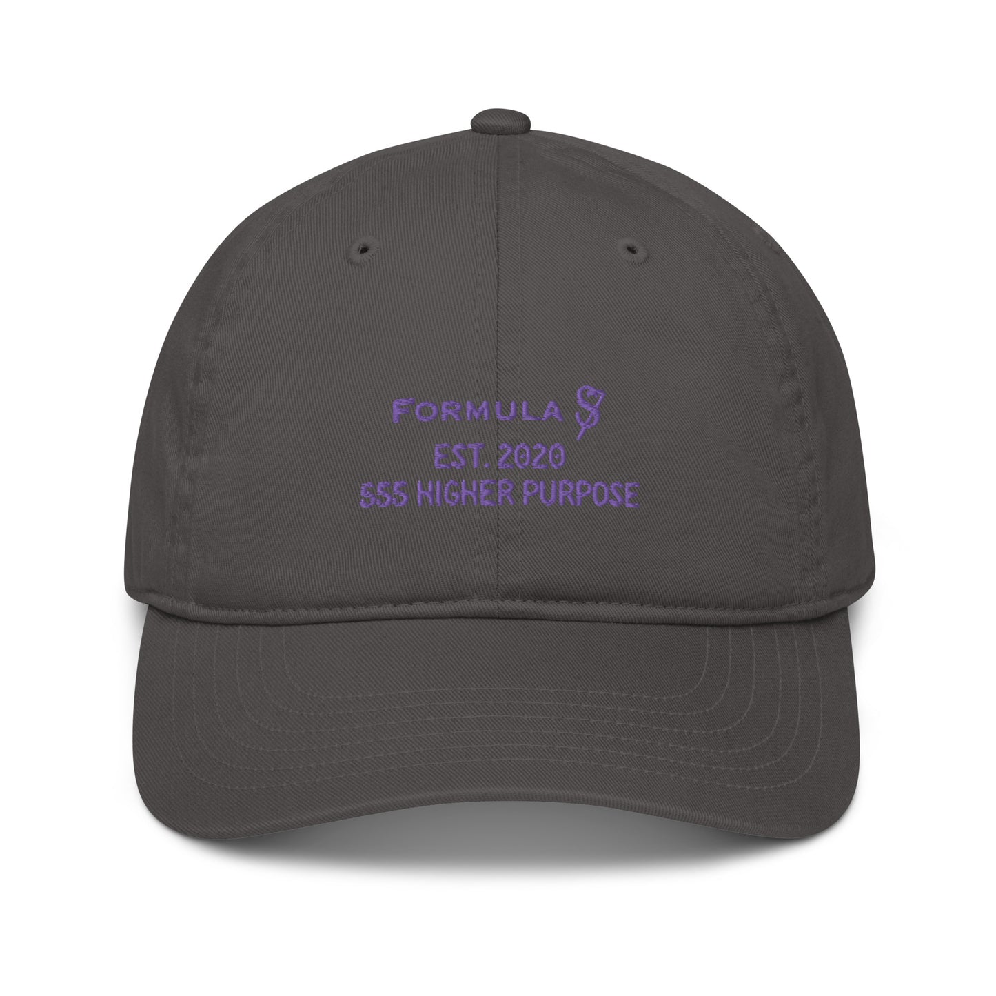 555 Higher Purpose Angel Number Organic Cotton Dad Hat