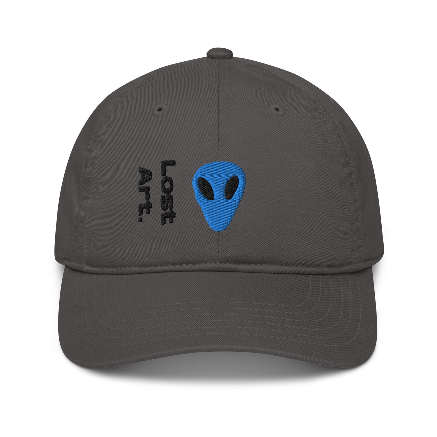 Blue Alien Lost Art Organic Dad Hat