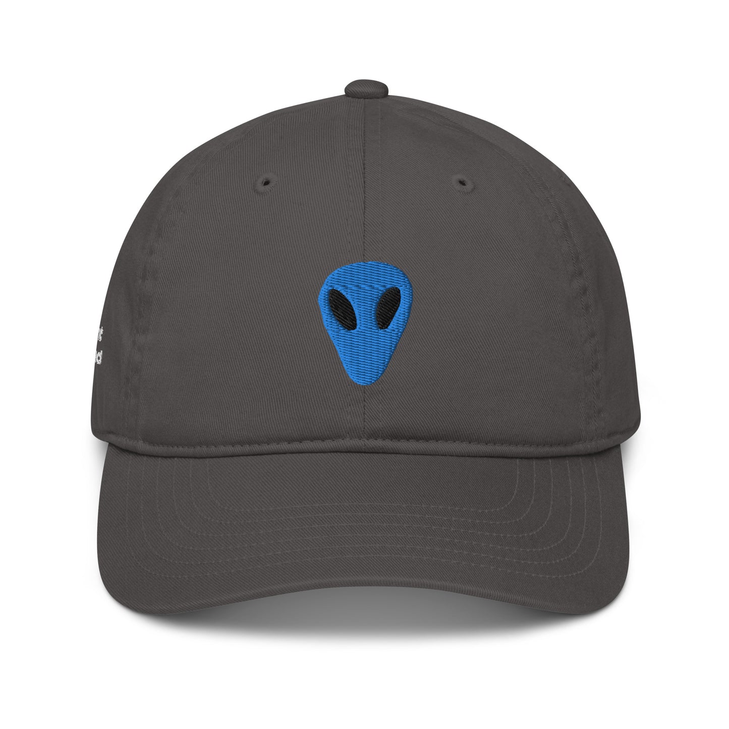 Blue Alien I thought you looked familiar Organic Cotton Dad Hat