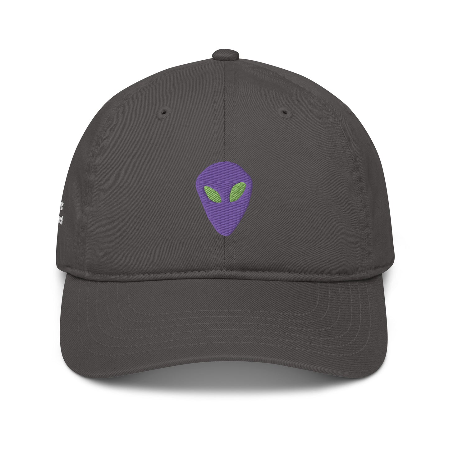 Purple Alien I thought you looked familiar Organic Cotton Dad Hat