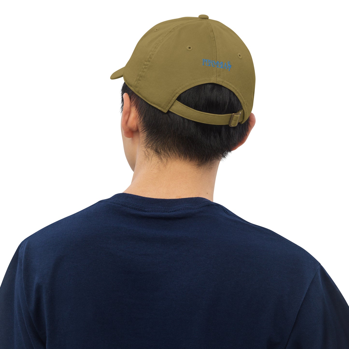 Blue Alien I thought you looked familiar Organic Cotton Dad Hat