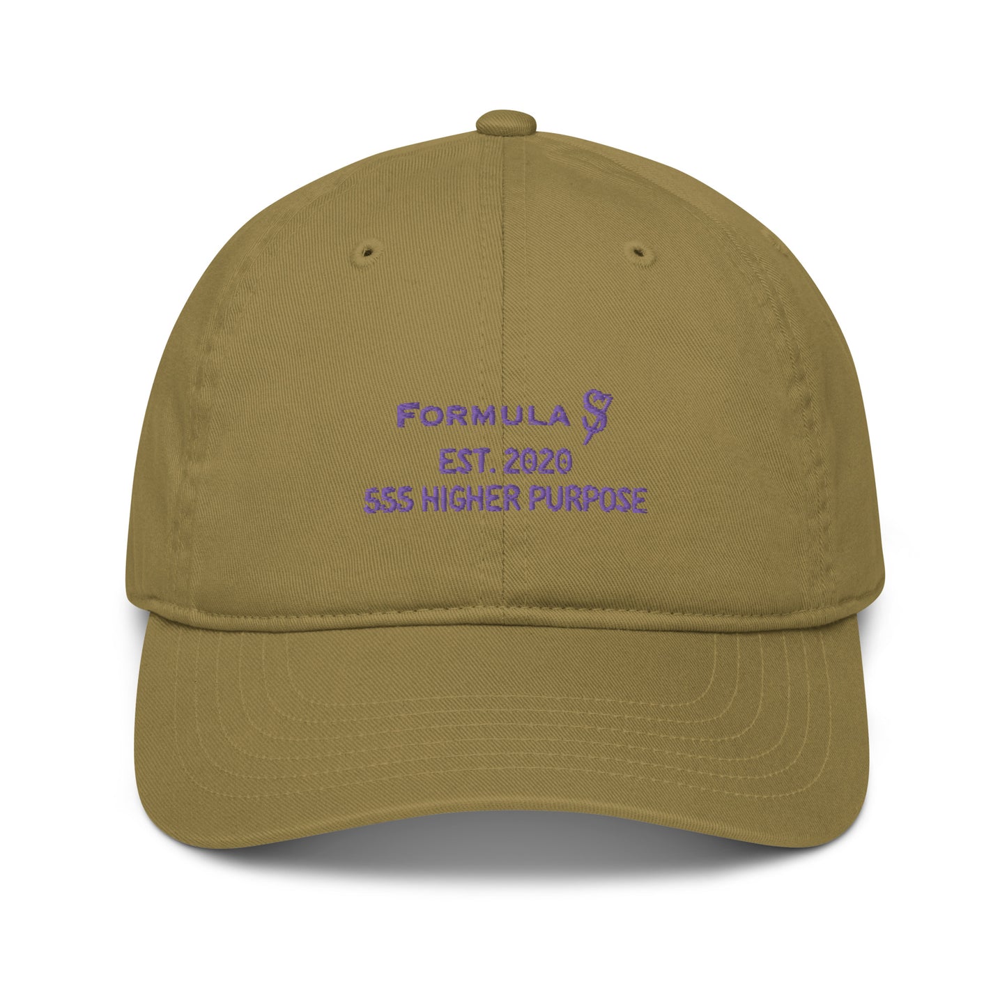 555 Higher Purpose Angel Number Organic Cotton Dad Hat
