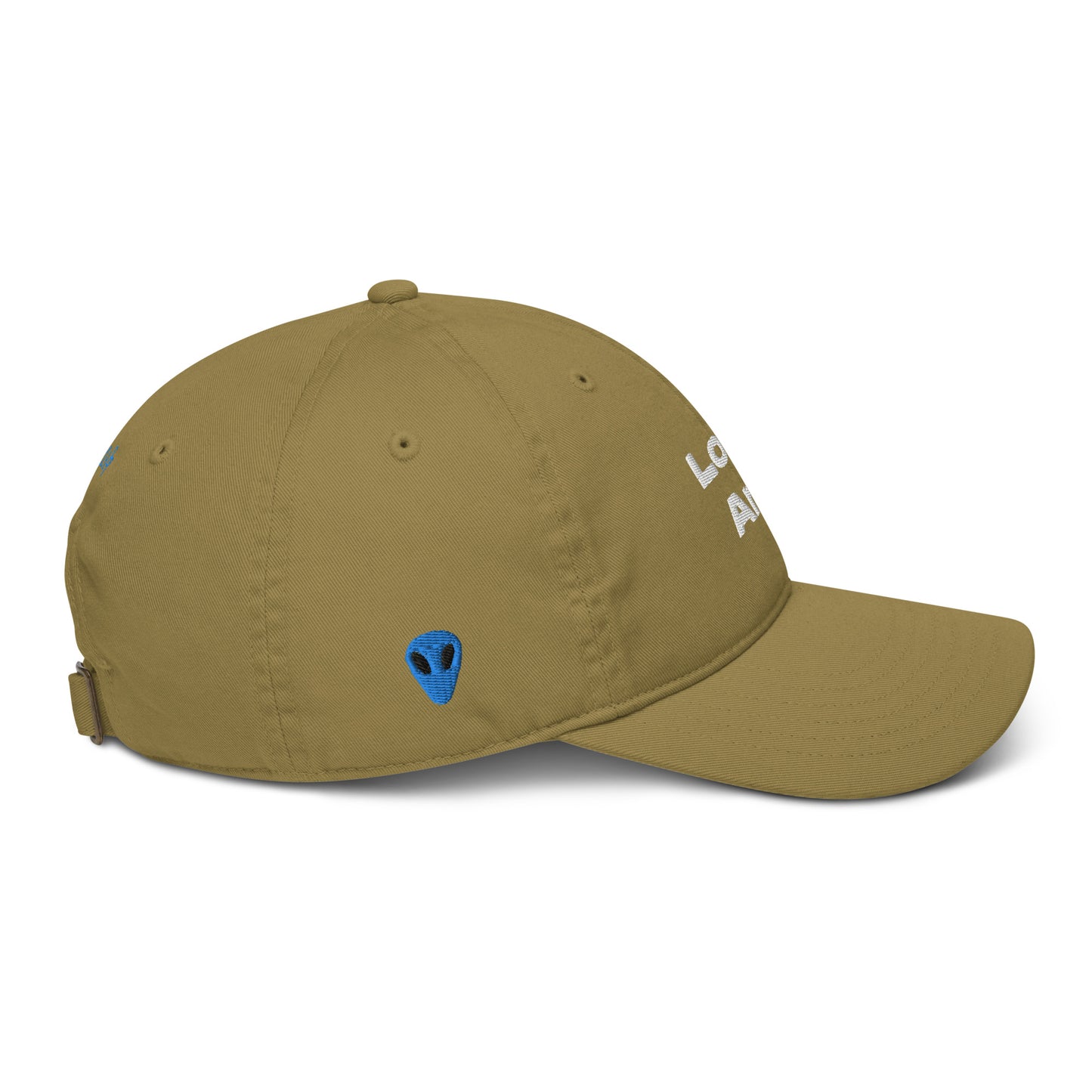Lost Art. Blue Alien Organic Cotton Dad Hat