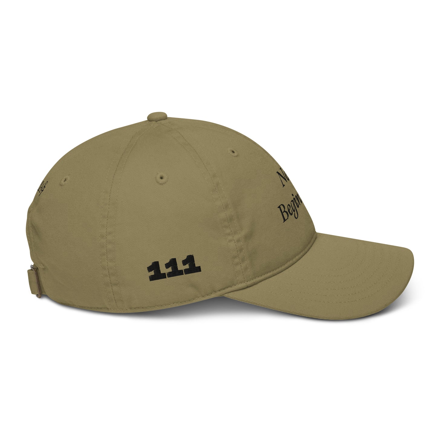New Beginnings Organic Cotton Dad Hat