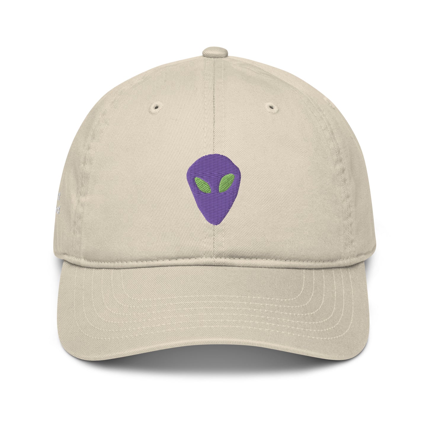 Purple Alien I thought you looked familiar Organic Cotton Dad Hat