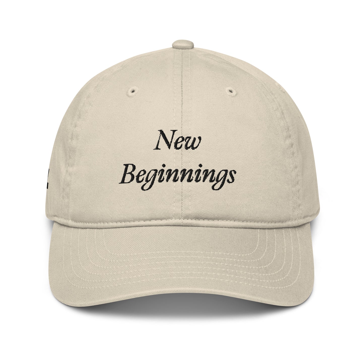 New Beginnings Organic Cotton Dad Hat