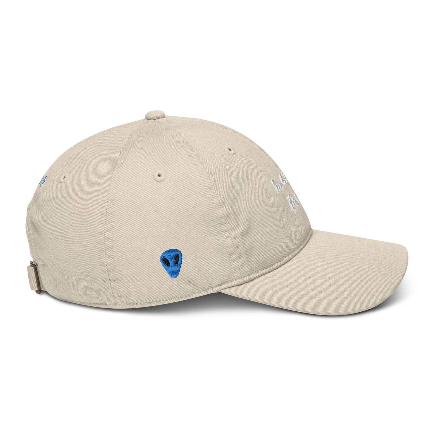 Lost Art. Blue Alien Organic Cotton Dad Hat