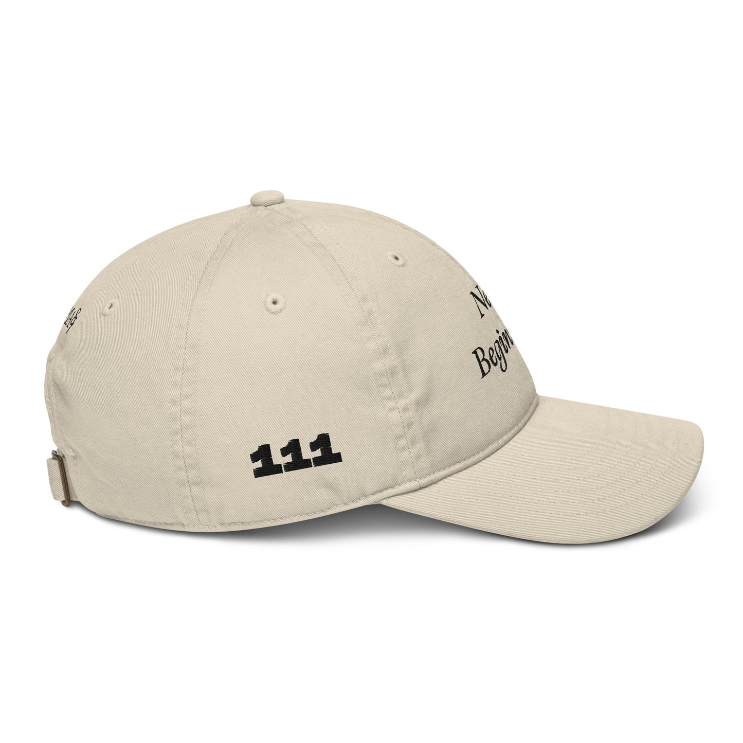 New Beginnings Organic Cotton Dad Hat
