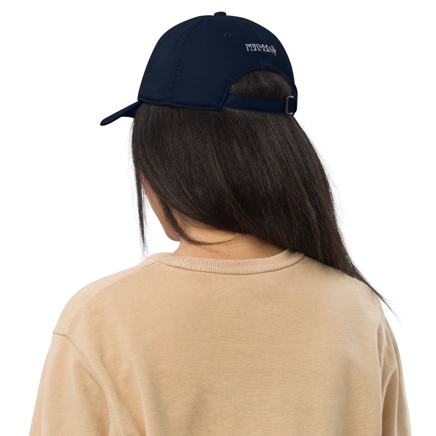 Purple Alien I thought you looked familiar Organic Cotton Dad Hat
