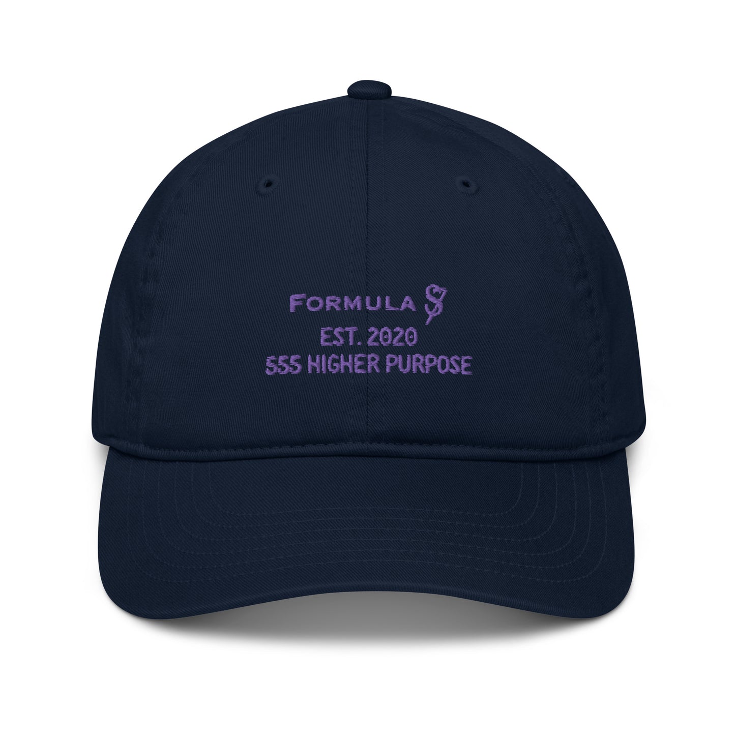 555 Higher Purpose Angel Number Organic Cotton Dad Hat