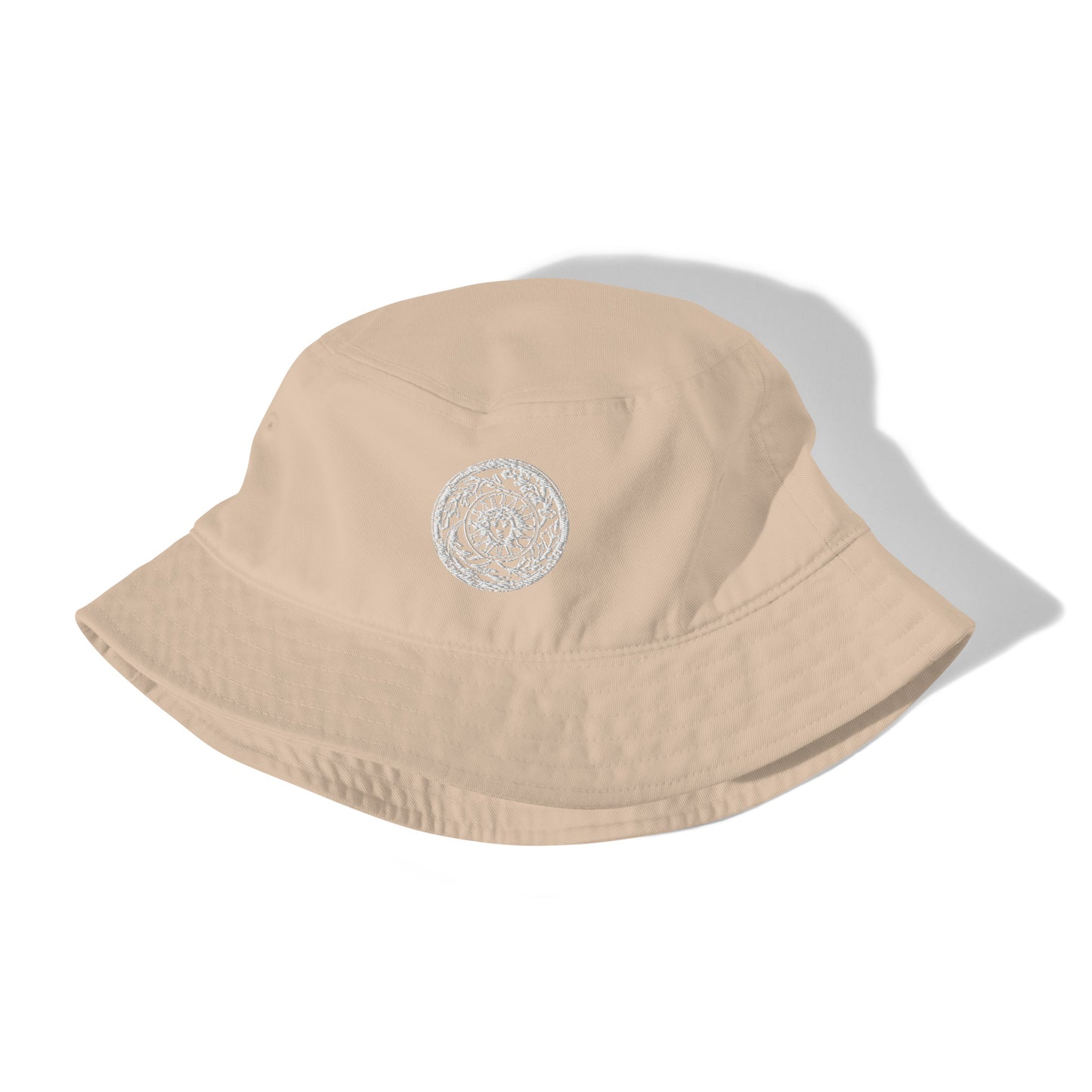 Medusa Sun Medallion Organic Cotton bucket hat