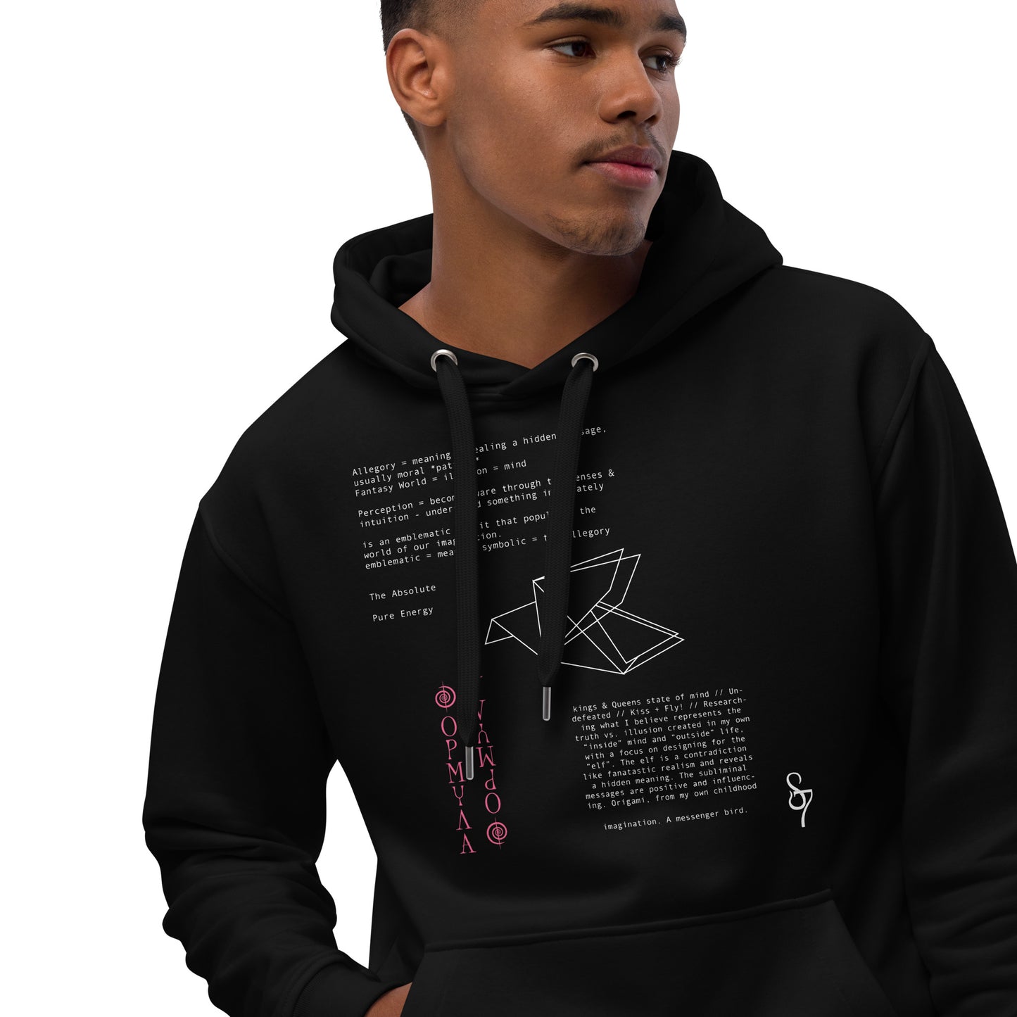 Behind-the-Thoughts Premium Eco Hoodie